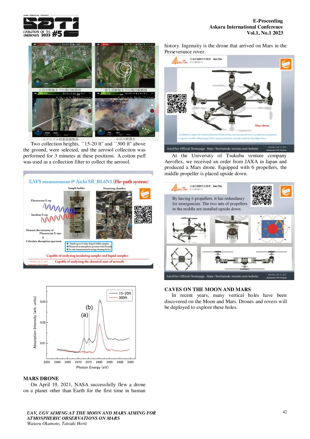 JURIS UAV UGV AIMING AT THE MOON AND MARS AIMING FOR ATMOSPHERIC OBSERVATIONS ON MARS