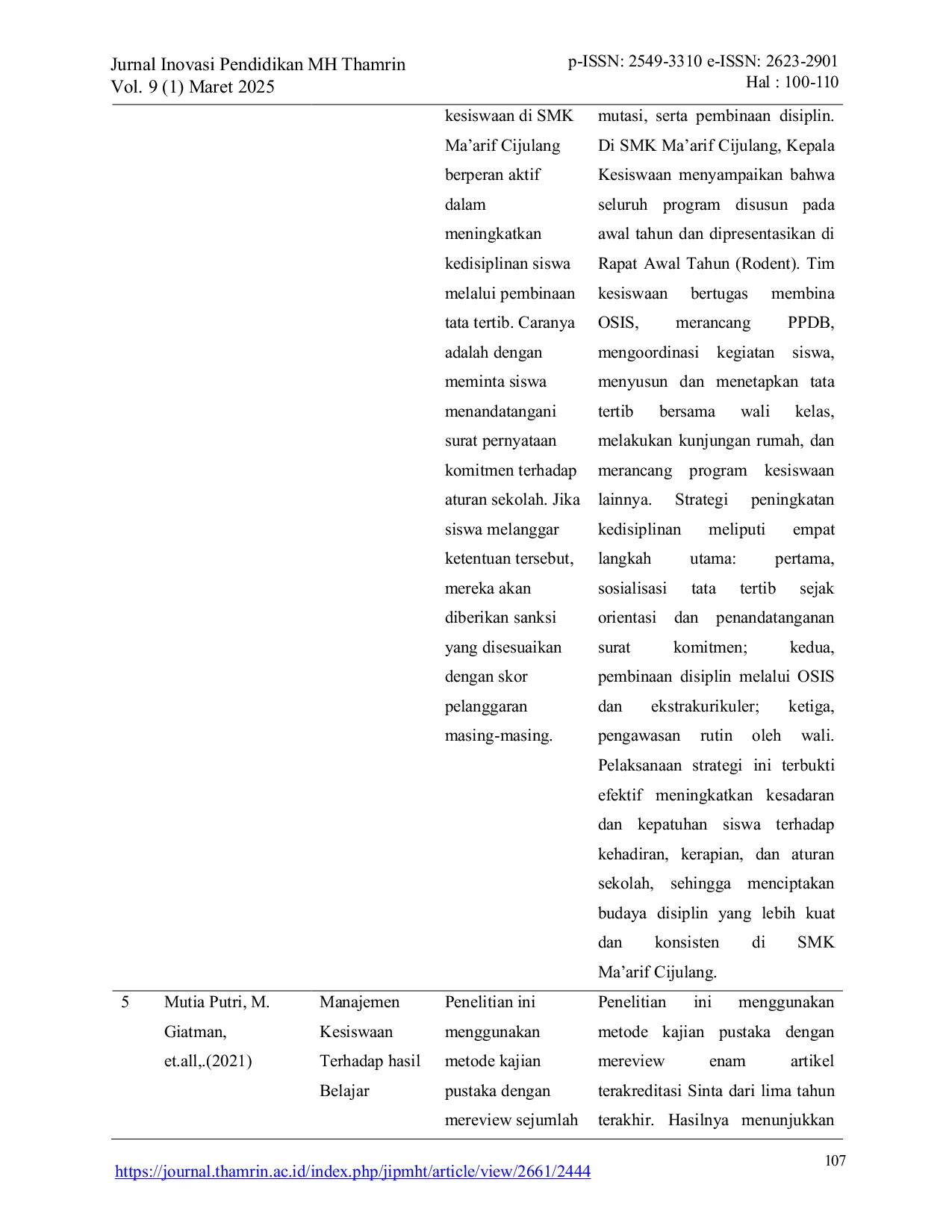 JURIS Student Management in Elementary School