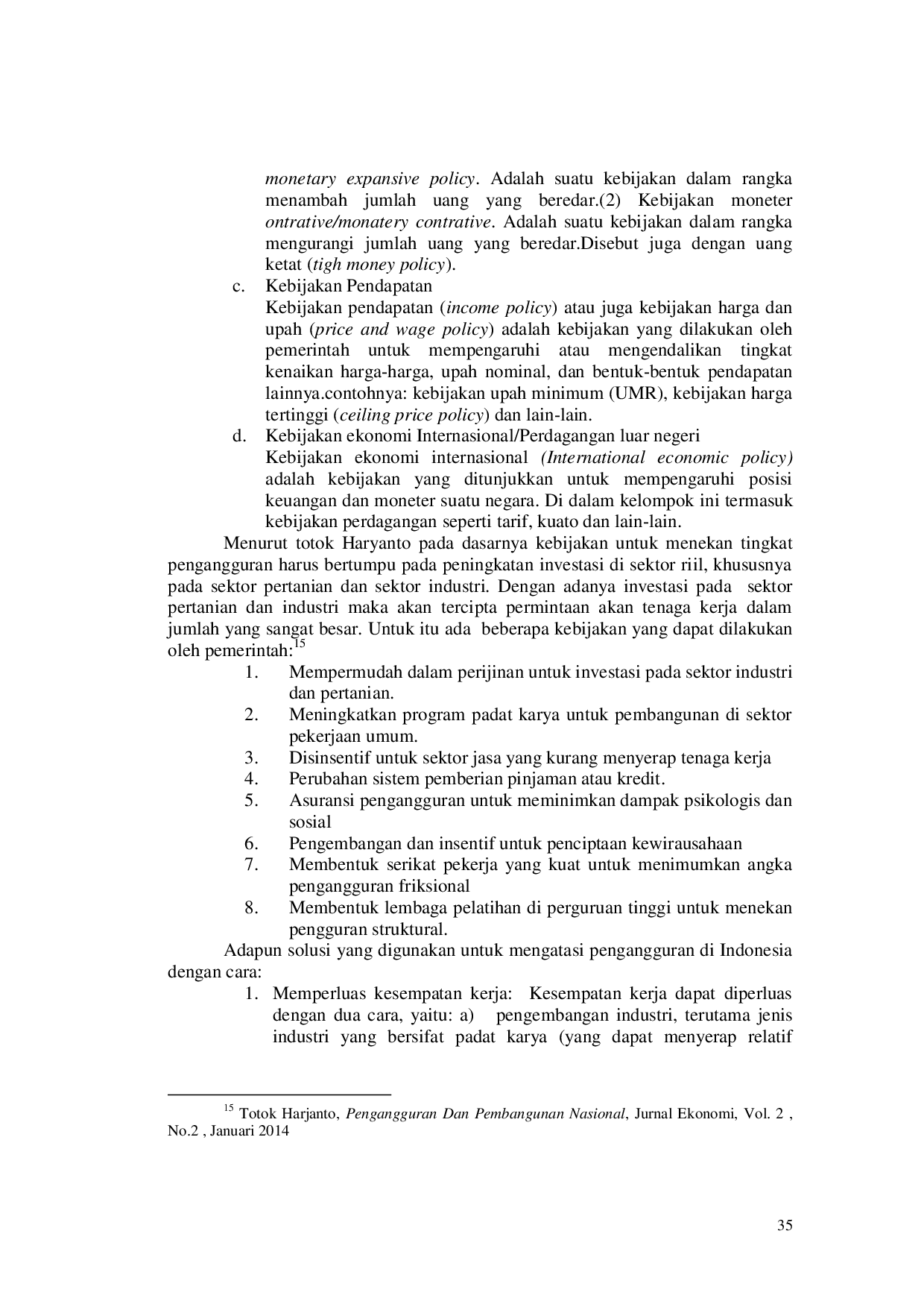 juris Faktor Faktor Yang mempengaruhi Pengangguran Dan Inflikasi Terhadap Indeks Pembangunan Di Indonesia