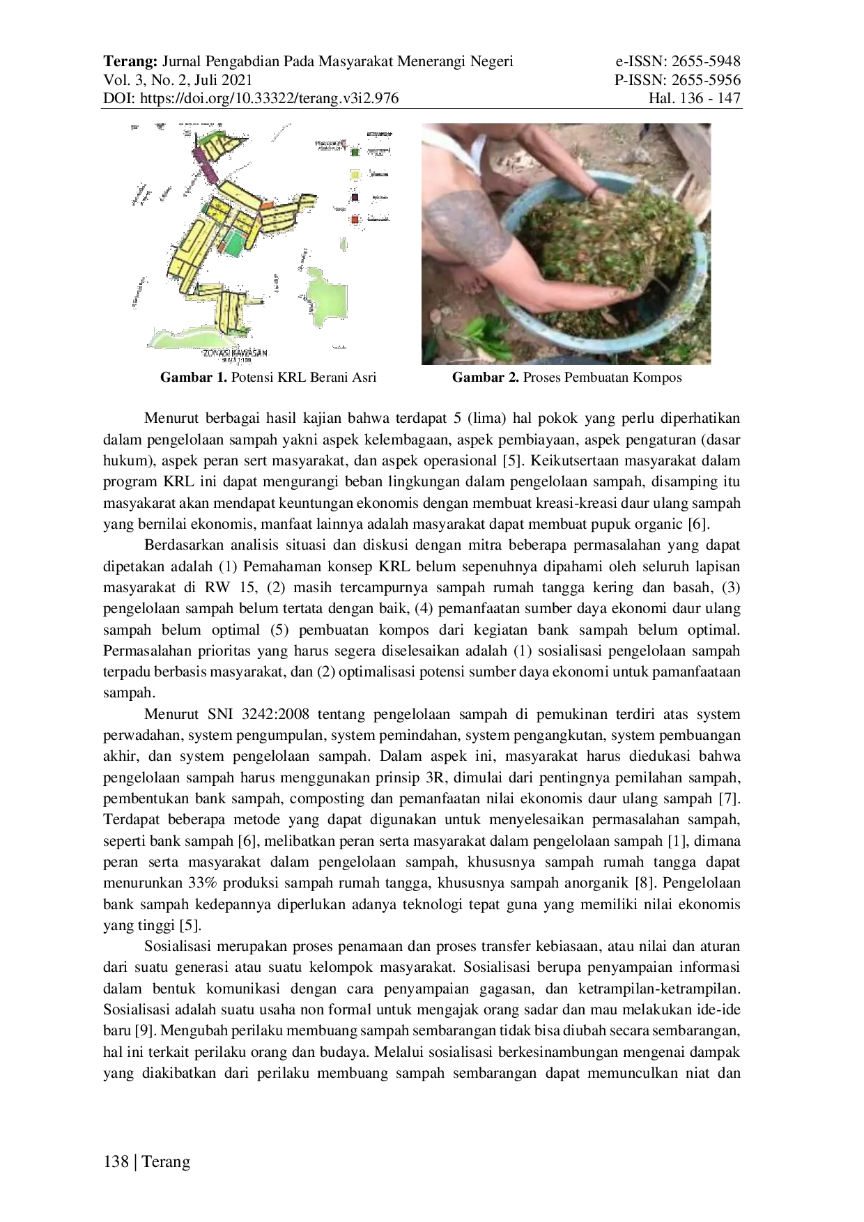 JURIS Penerapan Teknologi Tepat Guna Untuk Pengelolaan Sampah KRL Berani Asri