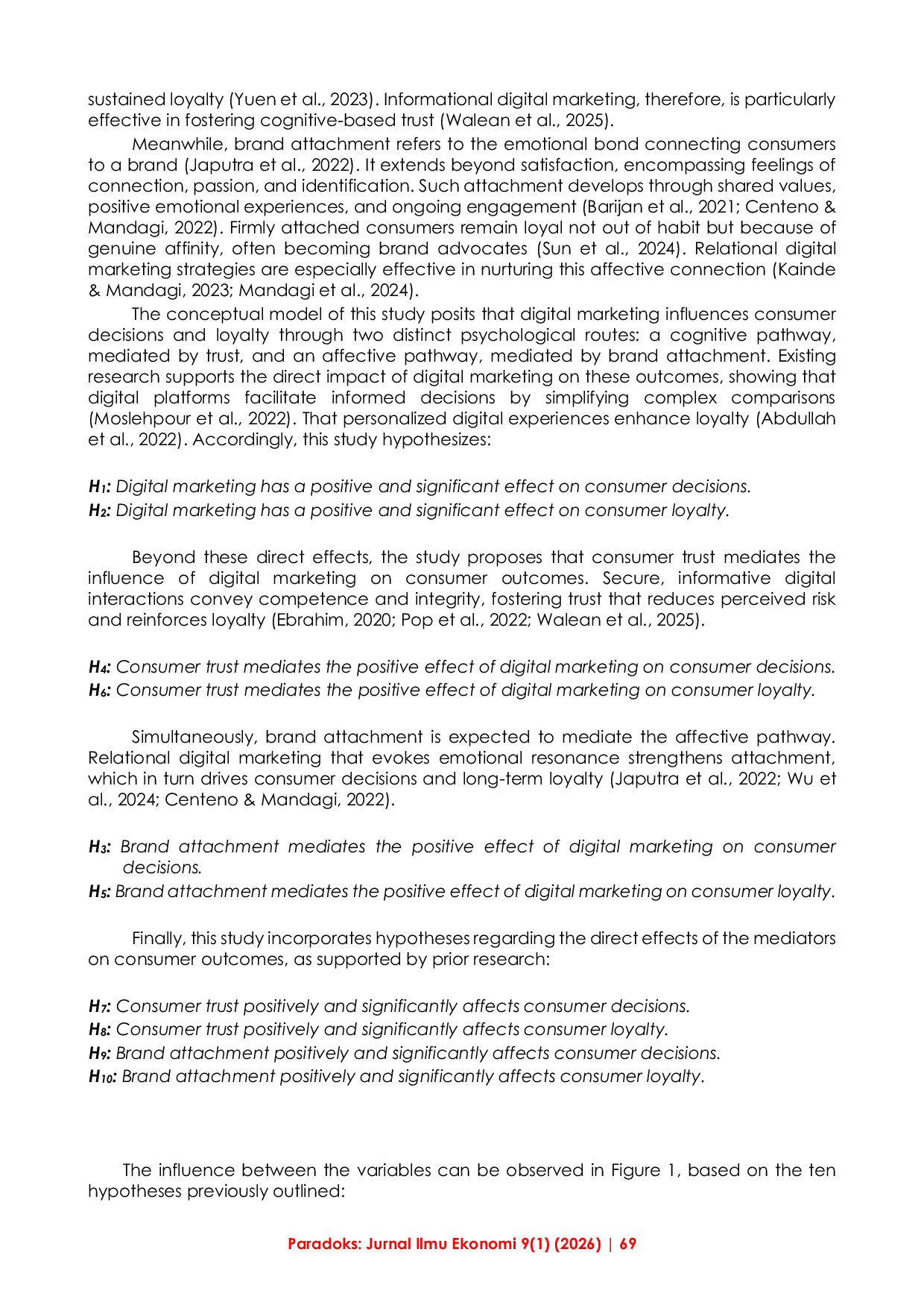 JURIS The Trust Paradox A Dual Pathway Analysis of Digital Marketing s Impacts on Consumer Loyalty and Consumer Decision