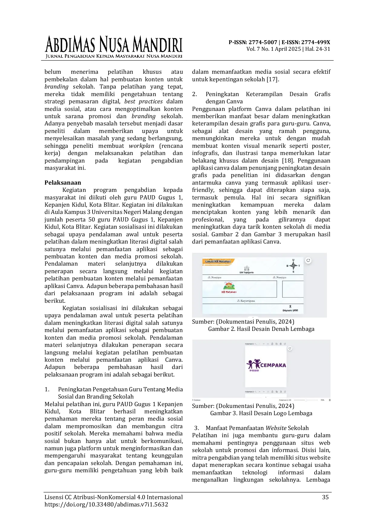 JURIS Digital Marketing Melalui Pembuatan Konten Pada Media Sosial Sebagai Peningkatan Promosi Dan Branding Sekolah