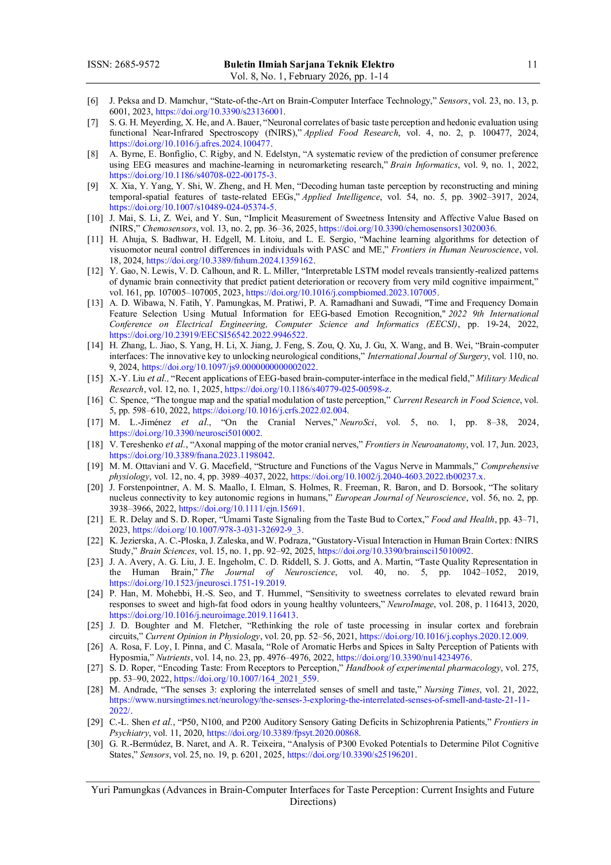 JURIS Advances In Brain Computer Interfaces For Taste Perception Current Insights And Future Directions