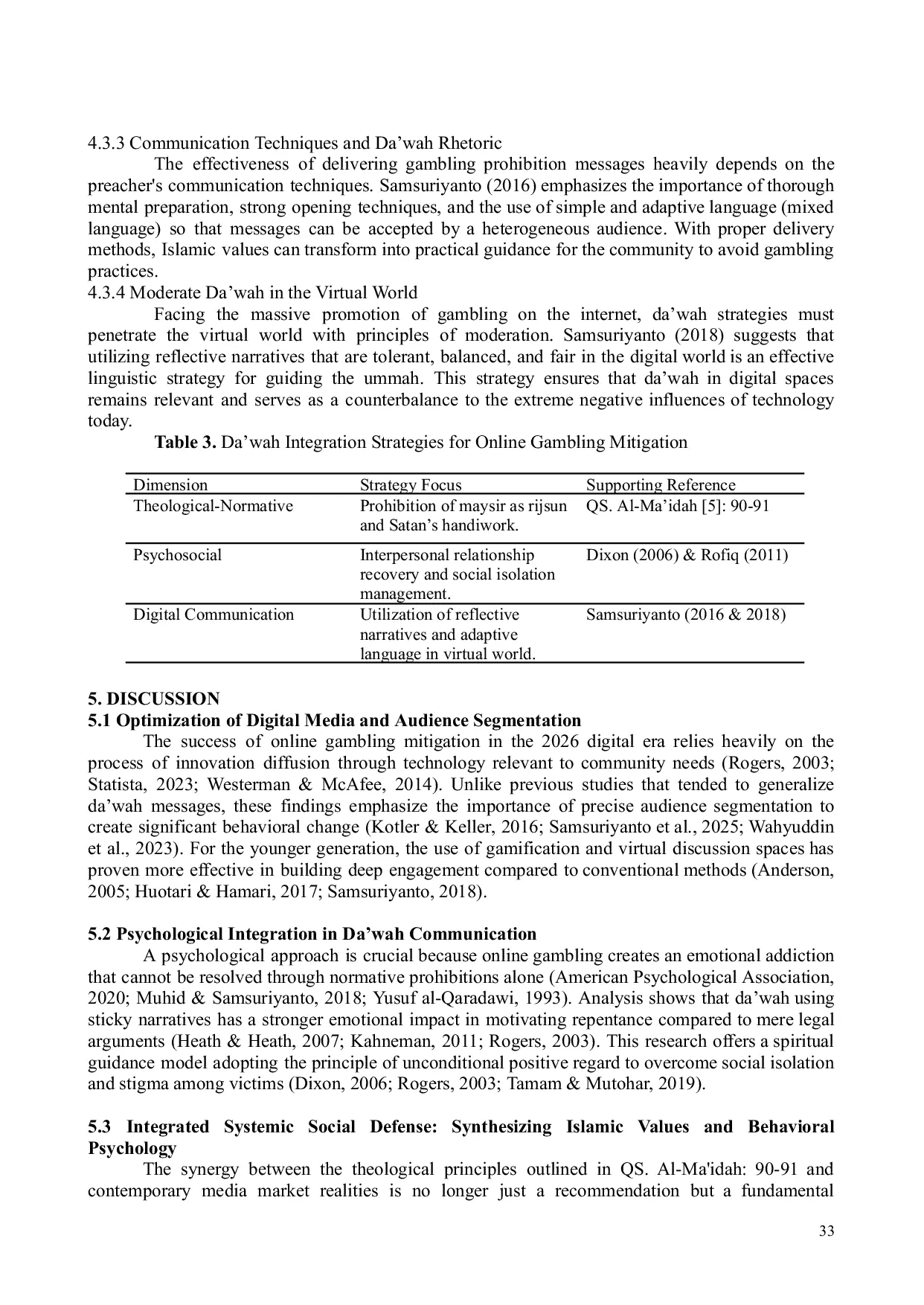 JURIS Multidisciplinary Da wah Communication Strategy Integrating Digital Media Psychological Approaches and Islamic Values in Mitigating Online Gambling Hazards