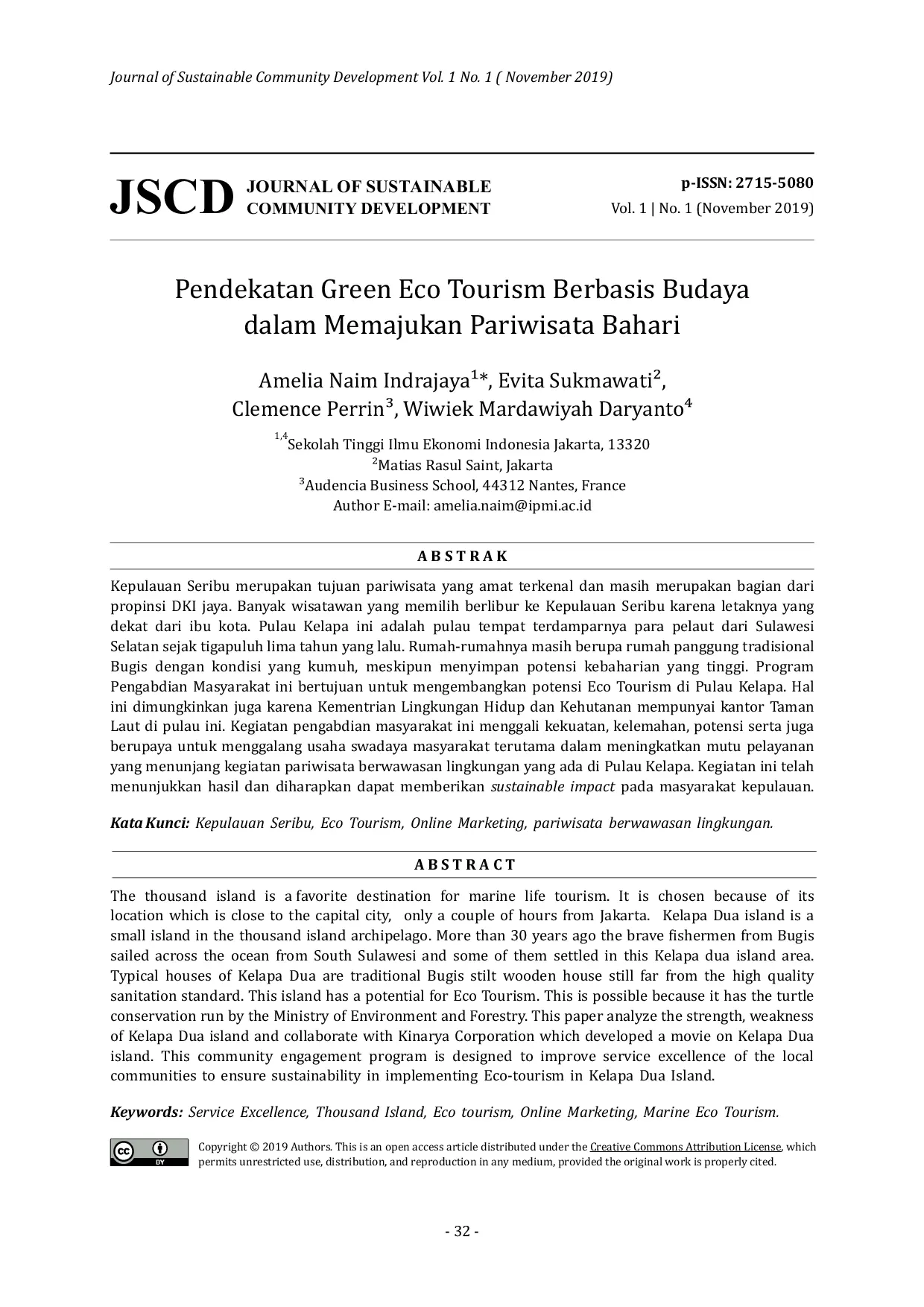 JURIS Pendekatan Green Eco Tourism Berbasis Budaya dalam Memajukan Pariwisata Bahari