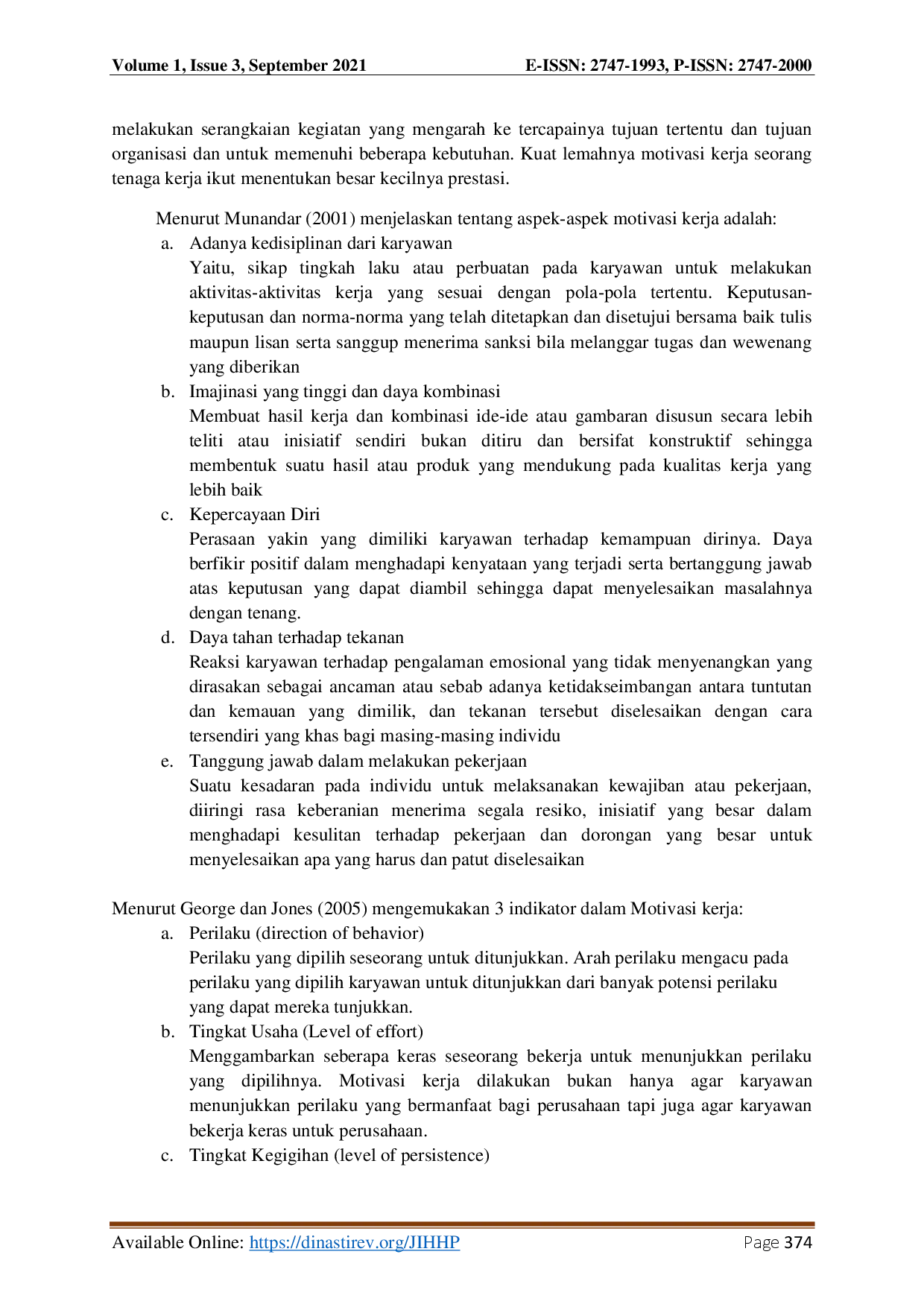 juris Determinasi Motivasi Kerja Dan Kinerja Pegawai Total Quality Management Dan Gaya Kepemimpinan Literature Review Manajemen Sumberdaya Manusia