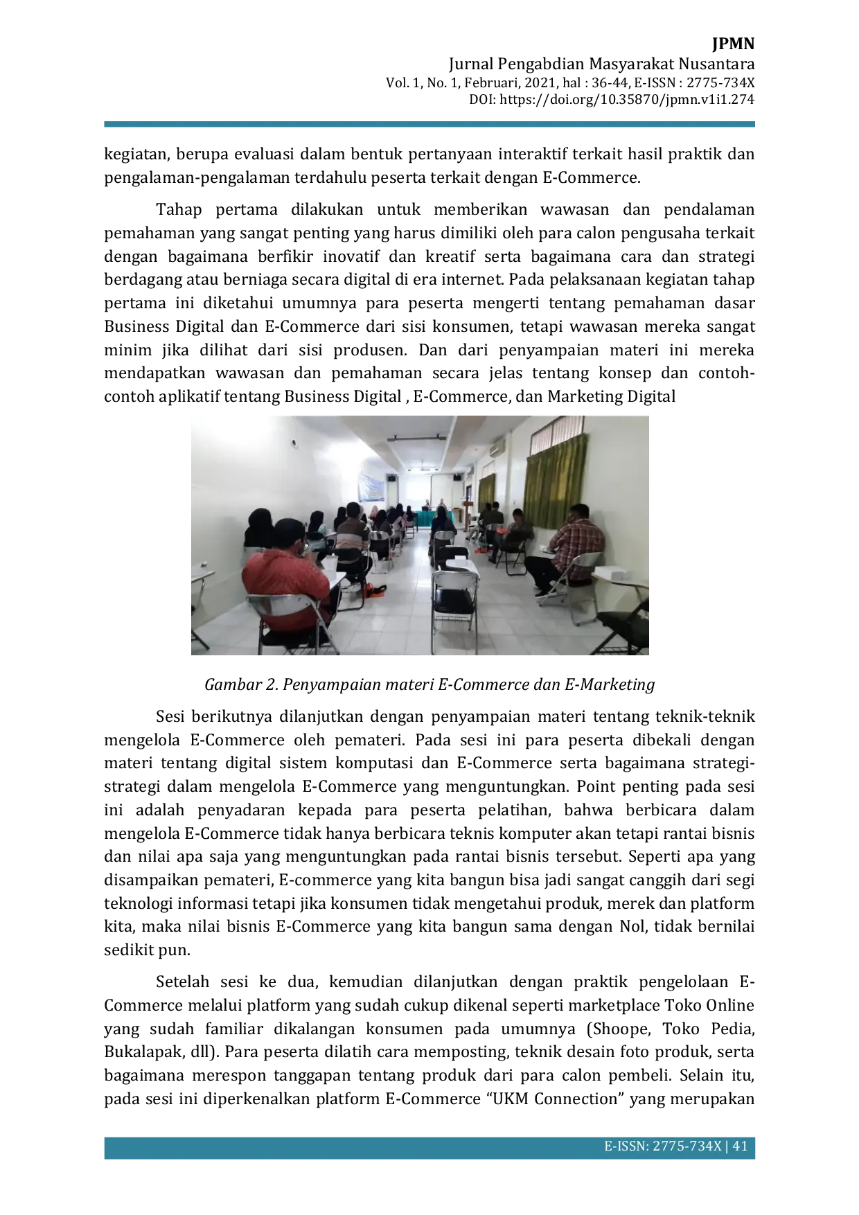 JURIS PELATIHAN DIGITAL BUSINESS BAGI CALON ENTREPRENEUR MUDA KOTA LHOKSEUMAWE DI MASA COVID 19