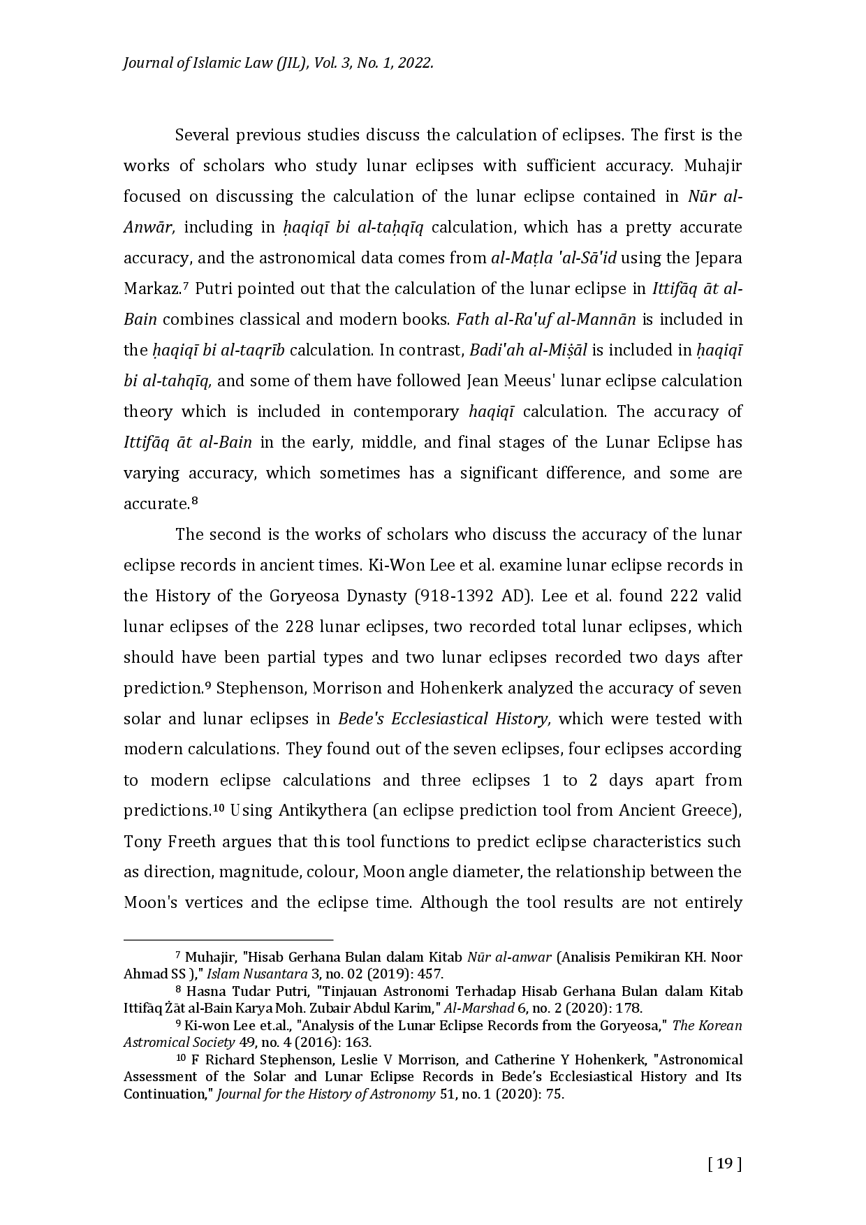 juris Contemporary Haqiq Calculation Analysis of Rinto Anugraha s Lunar Eclipse Calculation Methods