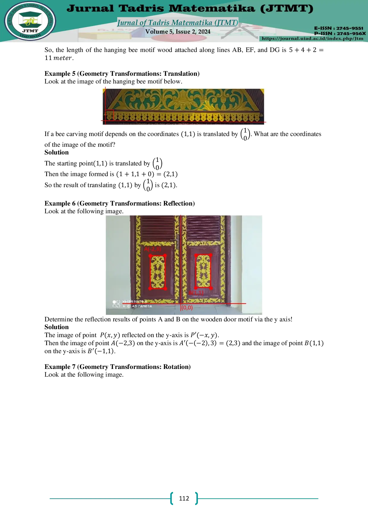 JURIS Exploration Of Ethnomathematics In Pekanbaru City Traditional Hall Building