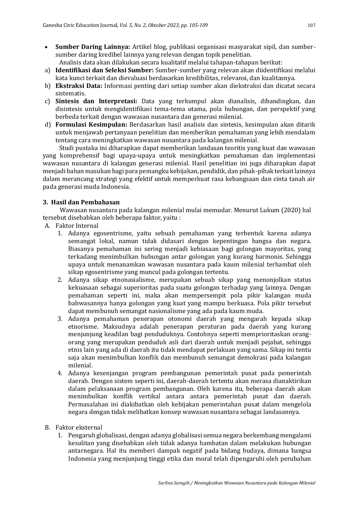 JURIS Meningkatkan Wawasan Nusantara pada Kalangan Milenial