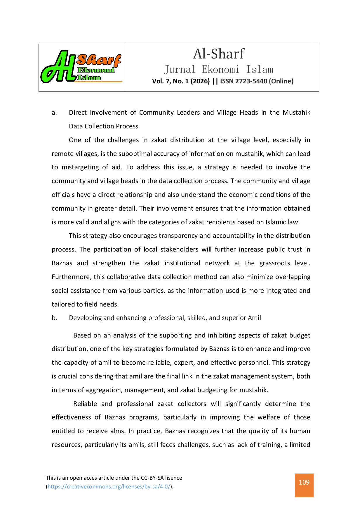 JURIS The Strategy for Distributing Zakat Funds in Improving the Welfare of Mustahik by BAZNAS of Lima Puluh Kota Regency for the Community of Nagari Galugua Kapur IX District