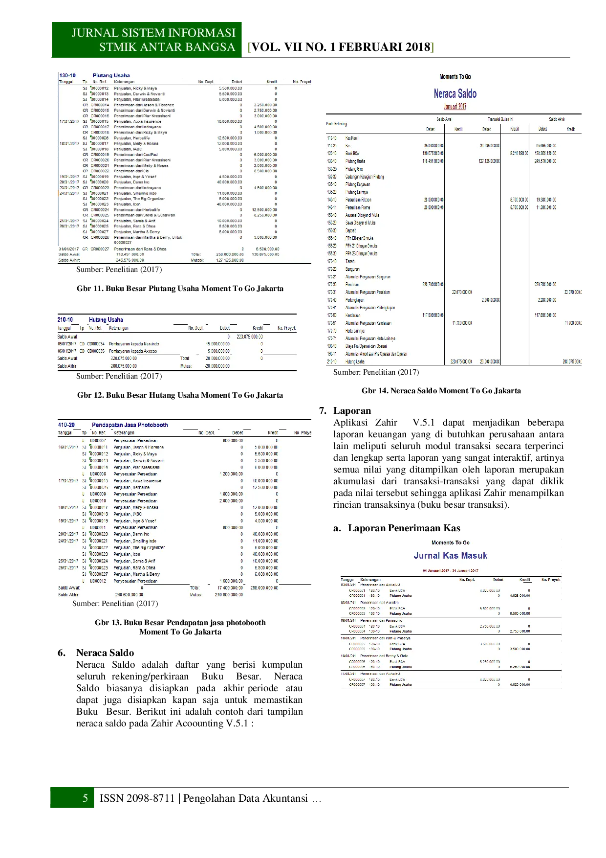 juris Pengolahan Data Akuntasi pada Moment to Go Menggunakan Aplikasi Zahir Accounting Versi 5 1