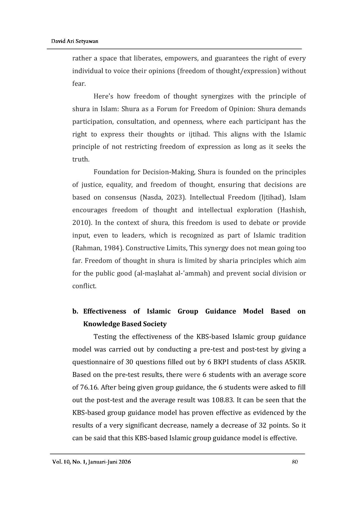 JURIS Development Of An Islamic Group Guidance Model Based On KBS Knowledge Based Society