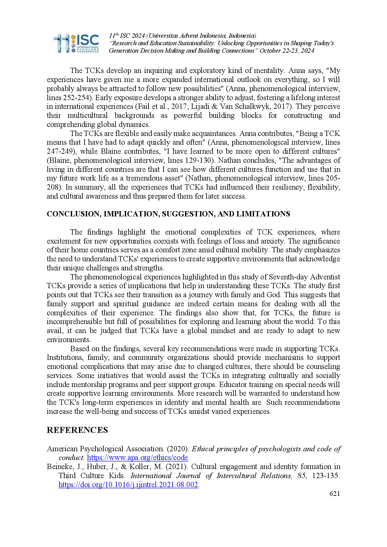 juris Navigating Multiple Worlds A Phenomenological Study on the Lived Experiences of SDA Third Culture Kids