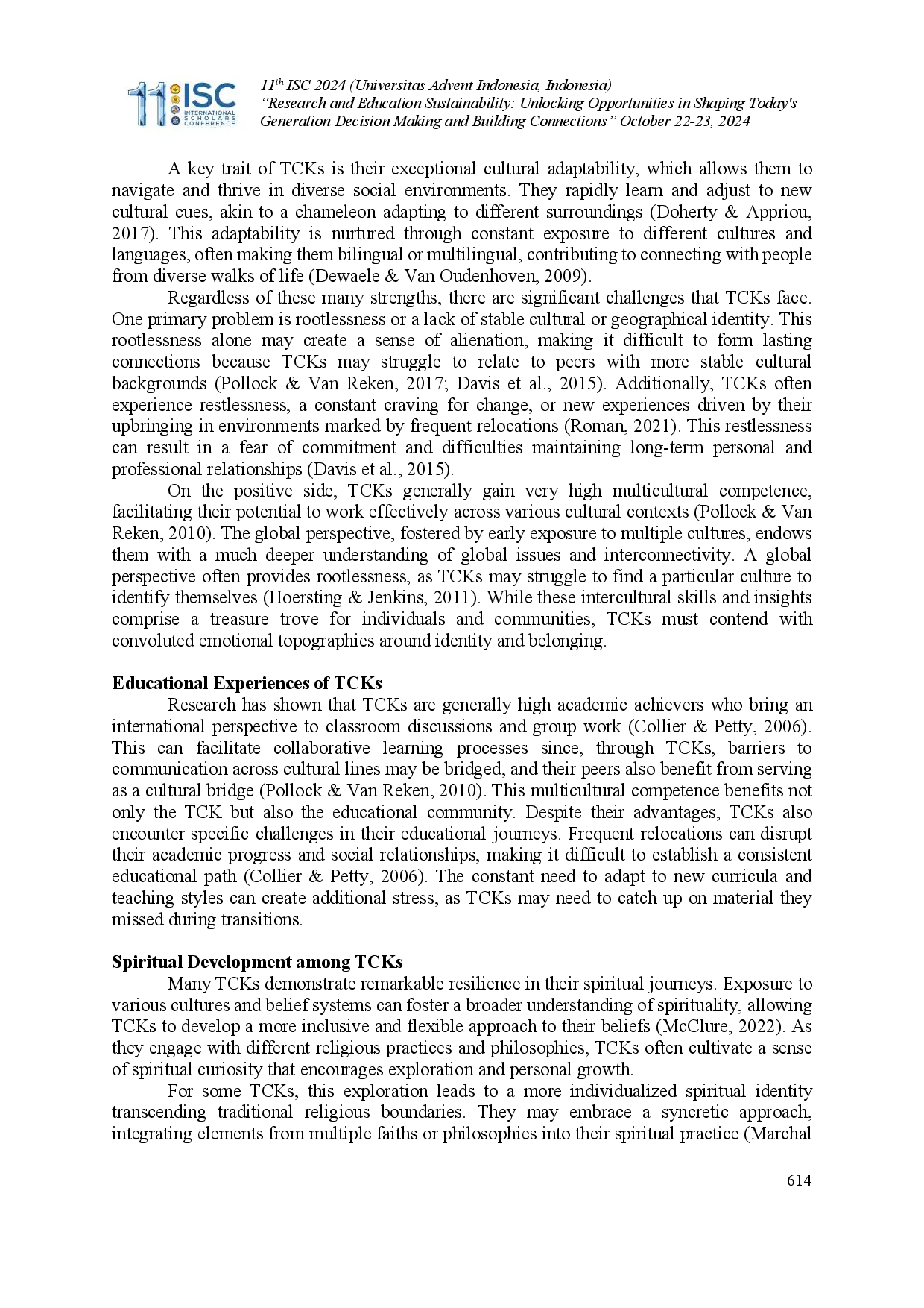 juris Navigating Multiple Worlds A Phenomenological Study on the Lived Experiences of SDA Third Culture Kids