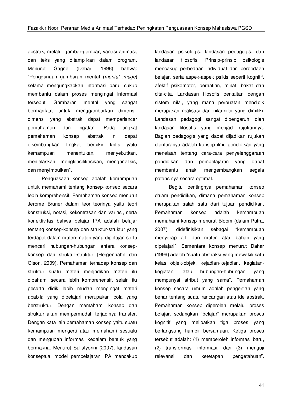 JURIS Peranan Media Animasi terhadap Peningkatan Penguasaan Konsep Mahasiswa PGSD