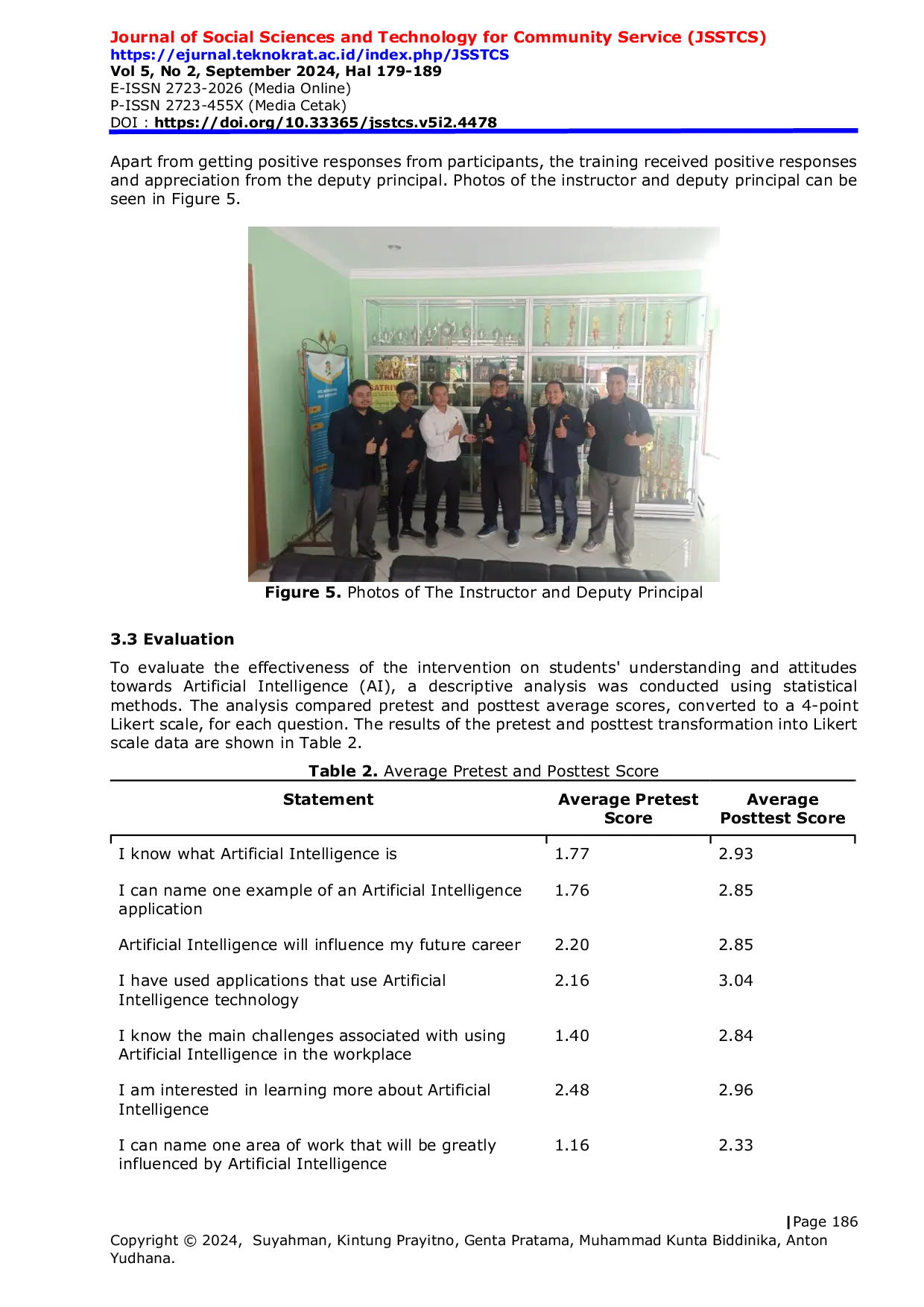 JURIS Empowering Indonesian Vocational Students with Artificial Intelligence Awareness Challenges and Career Opportunities