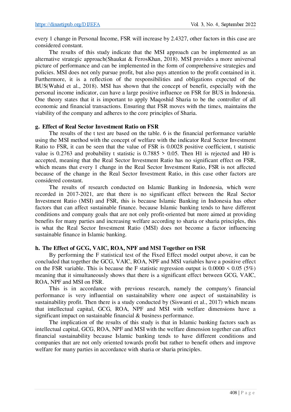juris Analysis of Corporate Governance Intellectual Capital and Financial Performance Using Conventional Methods and Maqashid Sharia Index MSI on the Implementation of Sustainable Finance in Sharia Bank