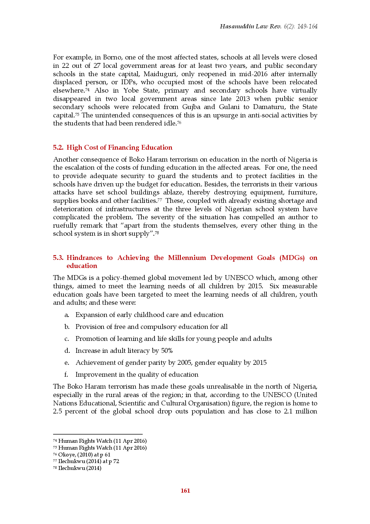 juris Boko Haram Terrorism and a Threat to Right to Education