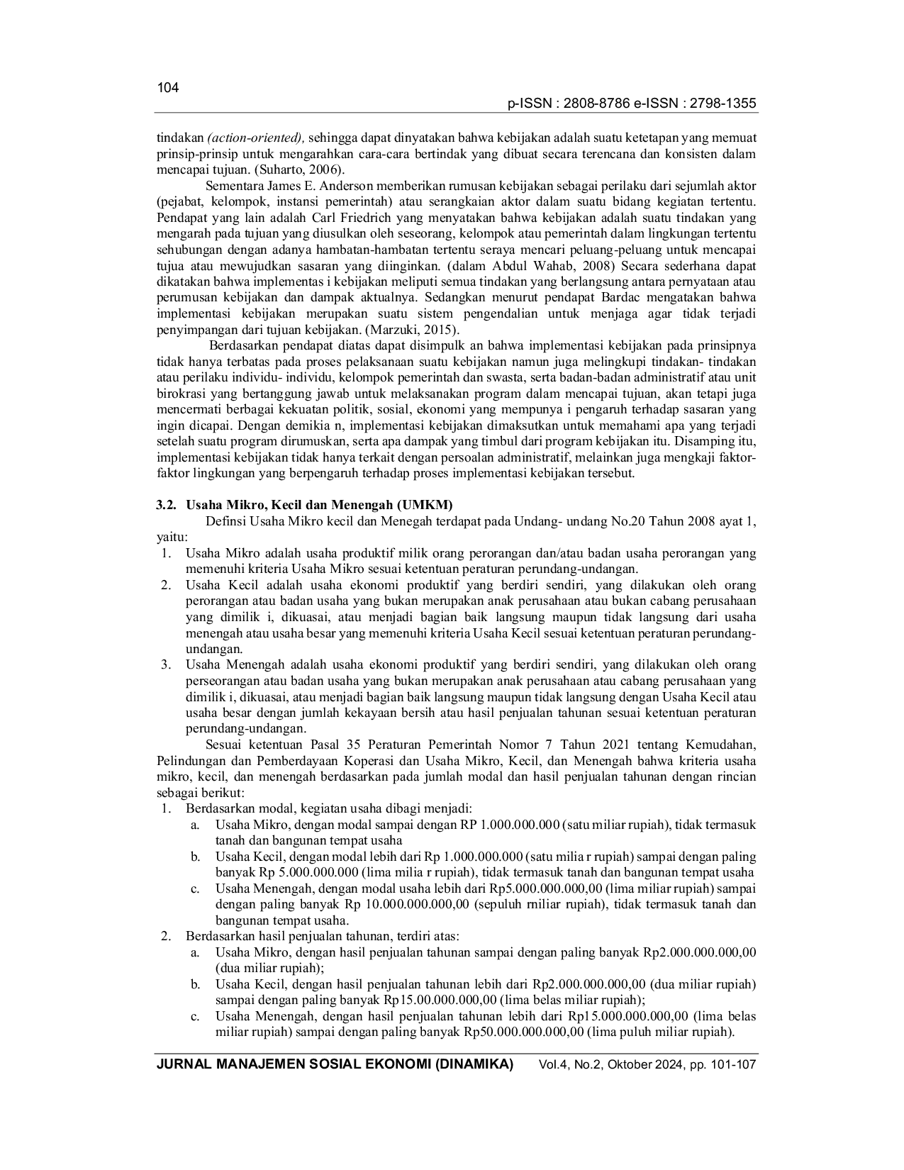 JURIS Implementasi Program Pemberdayaan Usaha Mikro Kecil Dan Menengah Dalam Rangka Peningkatan Perekonomian Di Kota Bontang