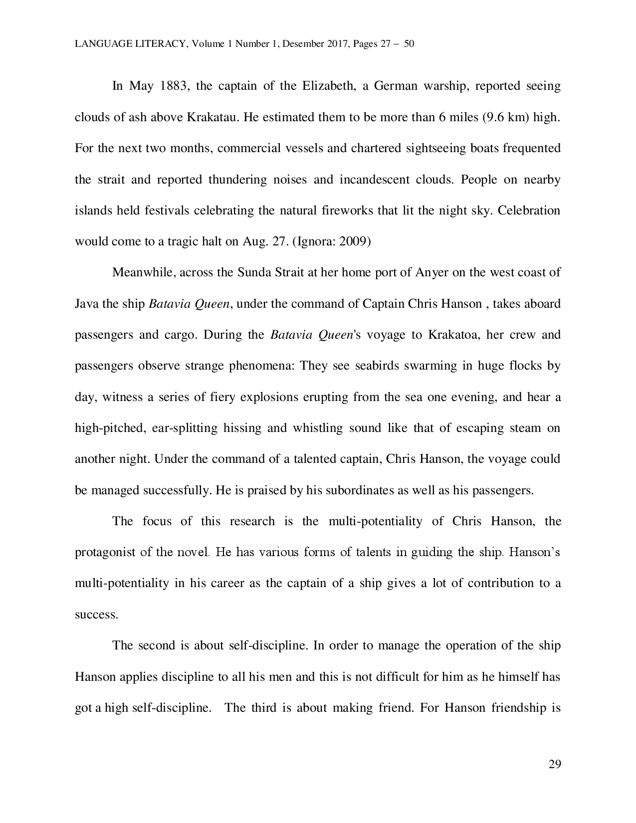 juris Multi Potentiality in Michael Avallone s Krakatoa East of Java