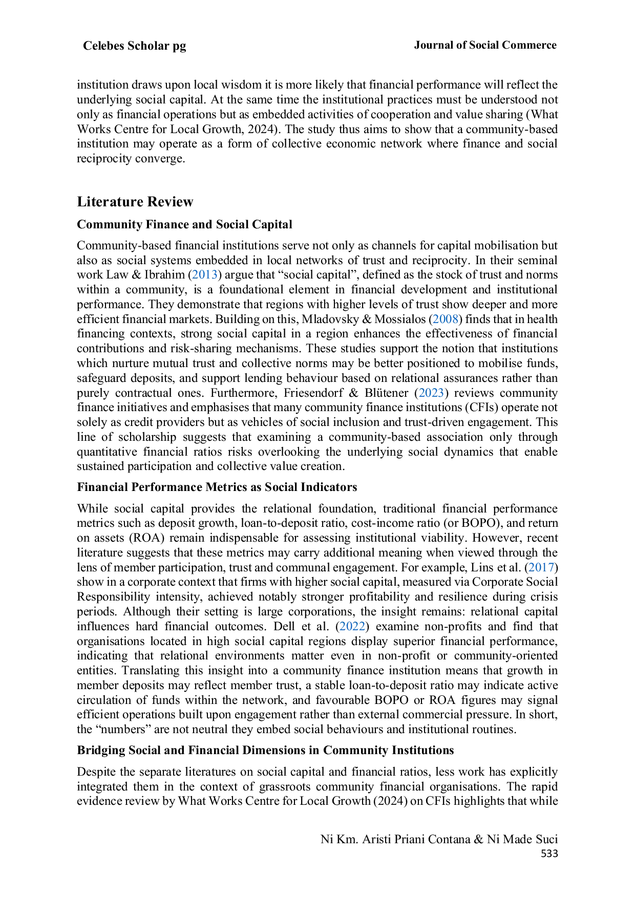 JURIS Reimagining Community Based Financial Participation through Collective Trust and Cooperative Value Systems