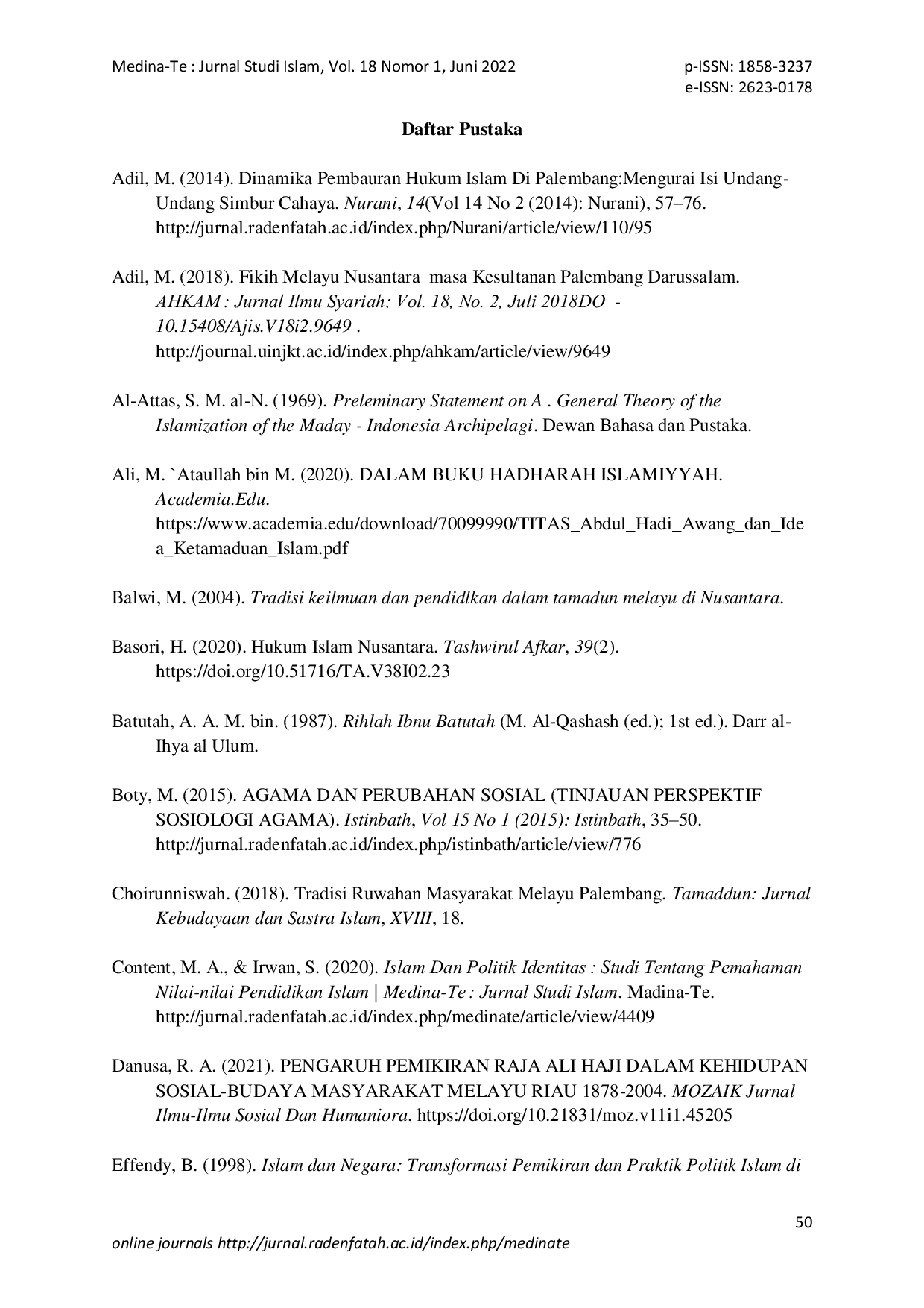 JURIS Kontribusi Pemikiran Islam Dalam Peradaban Melayu