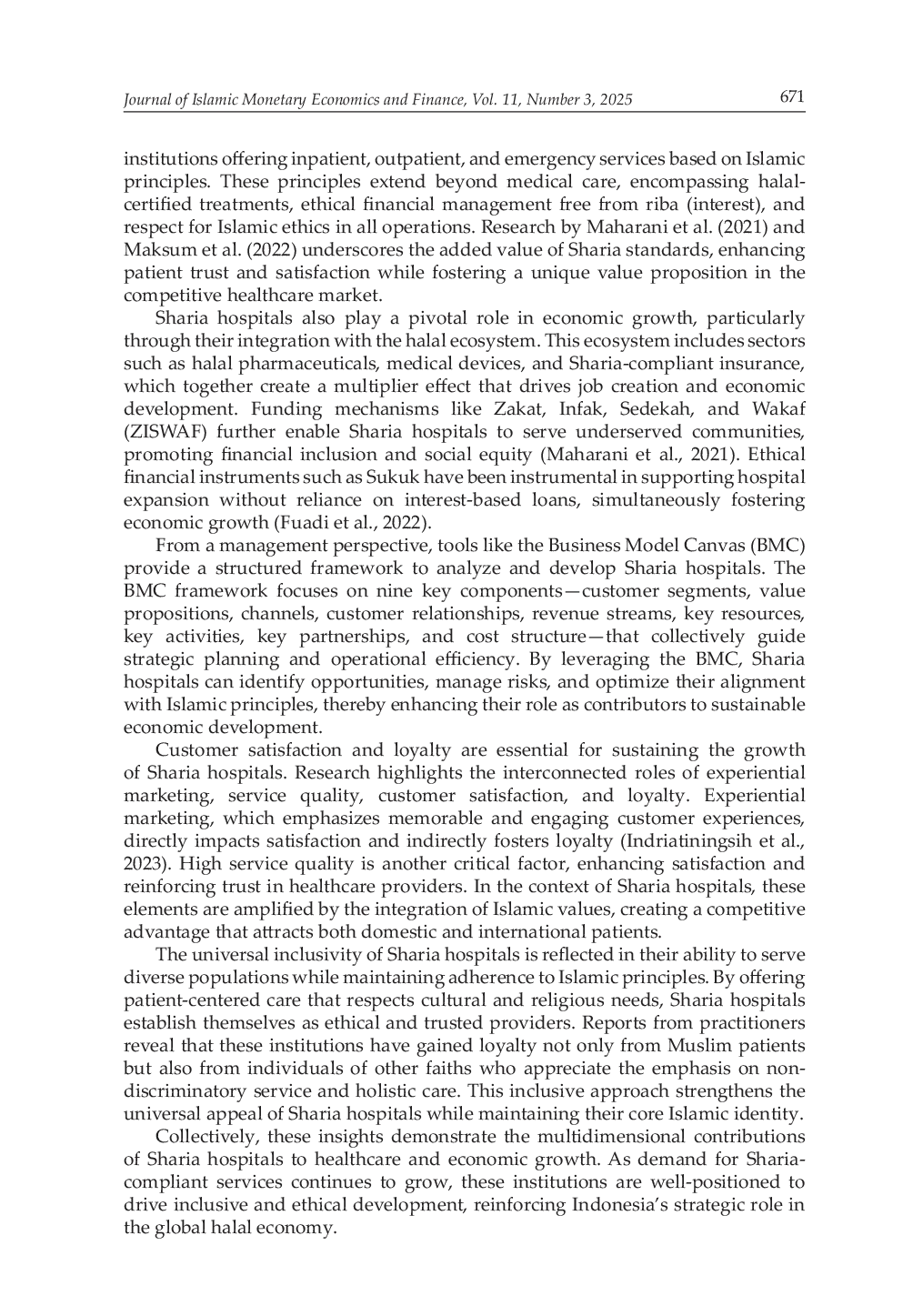 JURIS Development of Sharia Hospitals as a Source of New Economic Growth