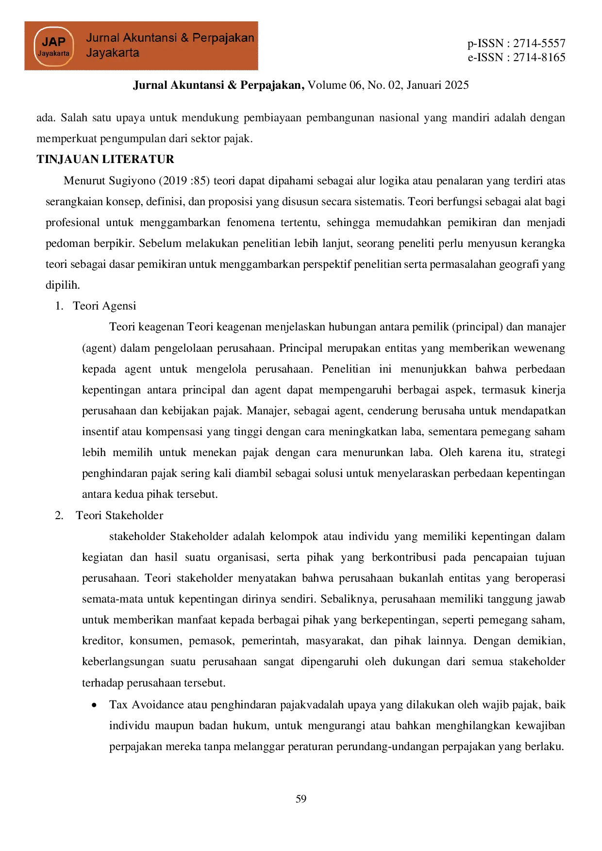 JURIS Pengaruh Good Corporate Governance Intensitas Modal Earning Management dan Beban Pajak Tangguhan Terhadap Tax Avoidance