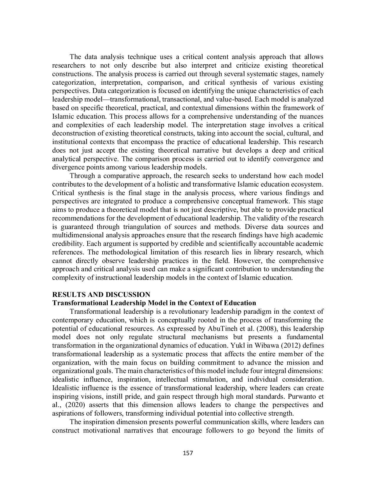 JURIS Analysis Of Instructional Leadership Models In Islamic Religious Education Management