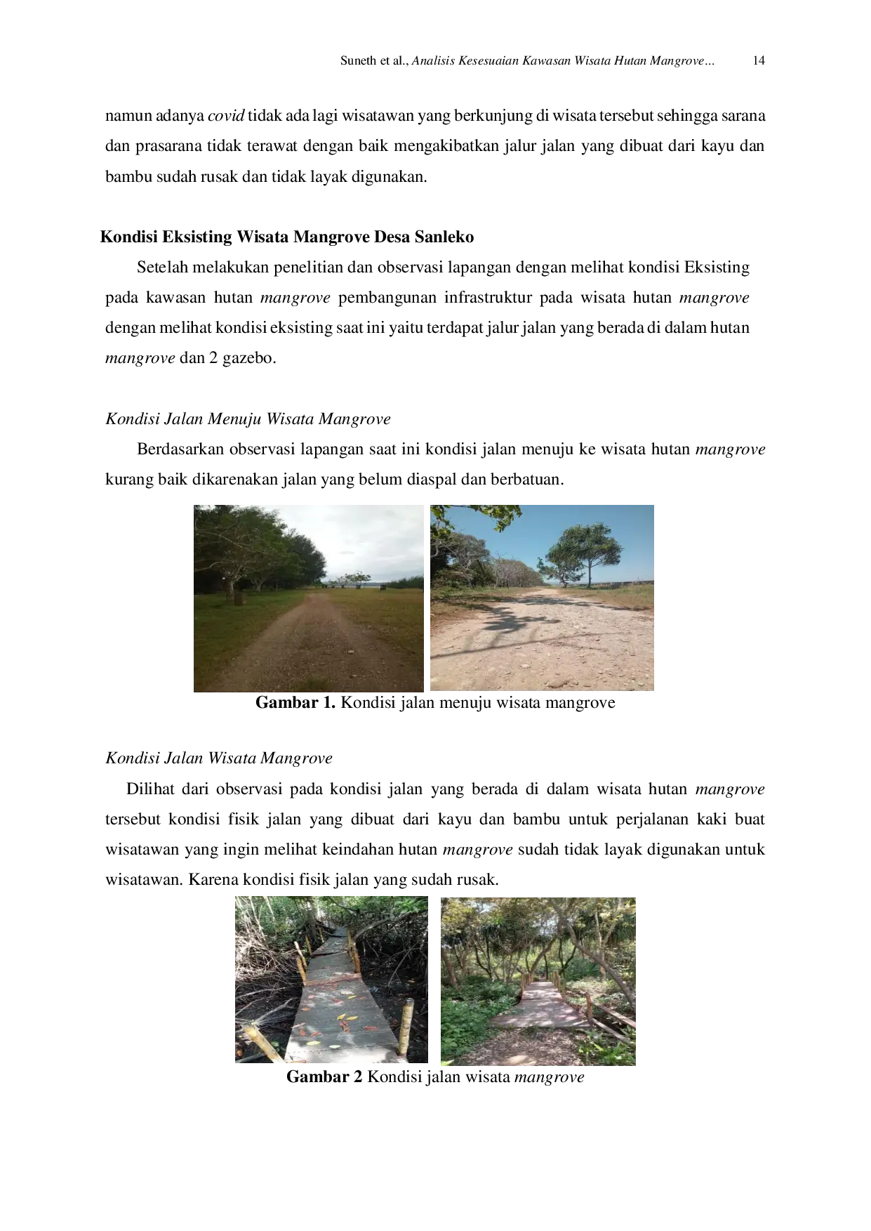 JURIS Analisis Kesesuaian Kawasan Wisata Hutan Mangrove Berbasis Ekowisata di Desa Sanleko Kabupaten Buru