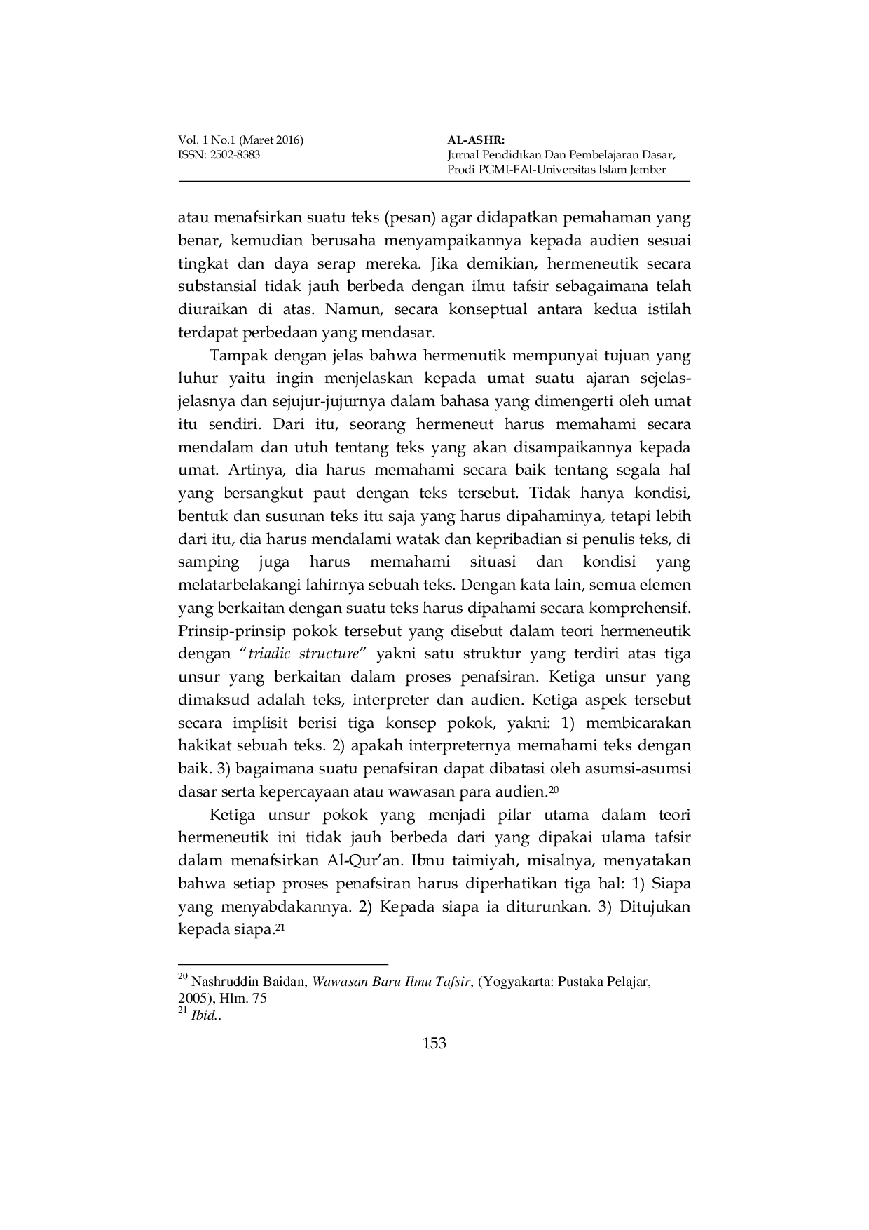 JURIS Tafsir Takwil Dan Hermeneutik