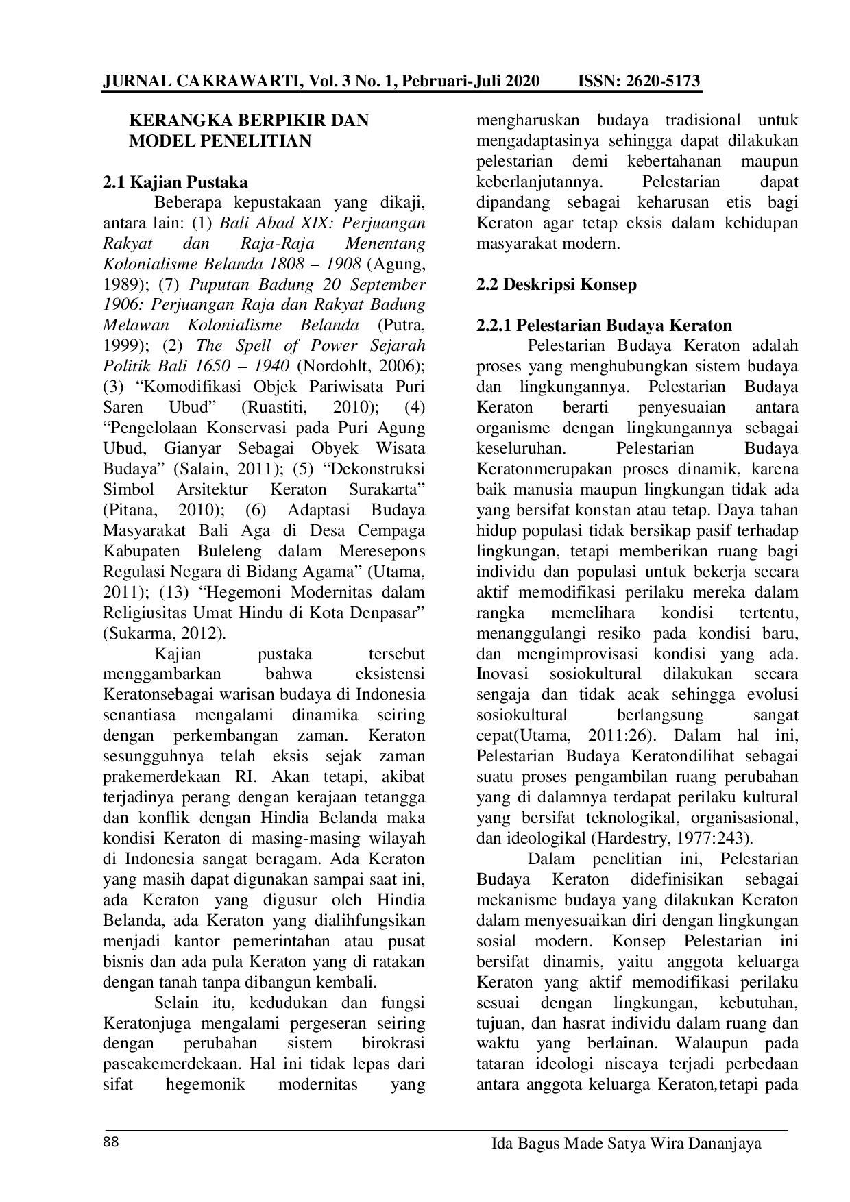 JURIS Keraton Indonesia Antara Pelestarian Budaya Dan Modernitas