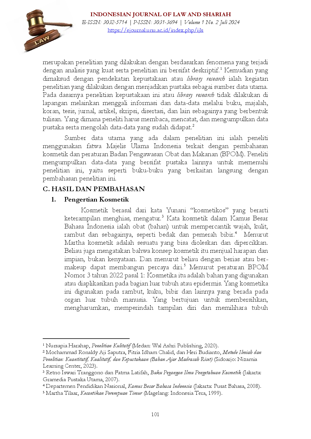 juris Tanggapan Fikih Islam dalam Penggunaan Kosmetik Berbahaya
