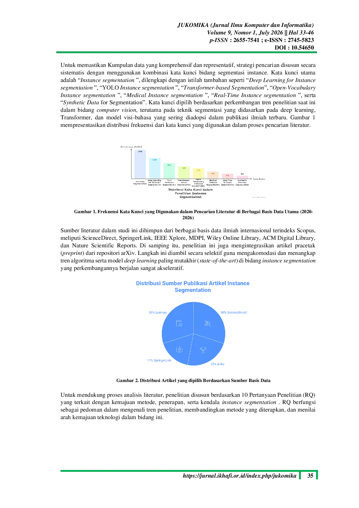 JURIS Systematic Literature Review of Modern Instance segmentation Dari CNN hingga Transformer dan Open Vocabulary Models