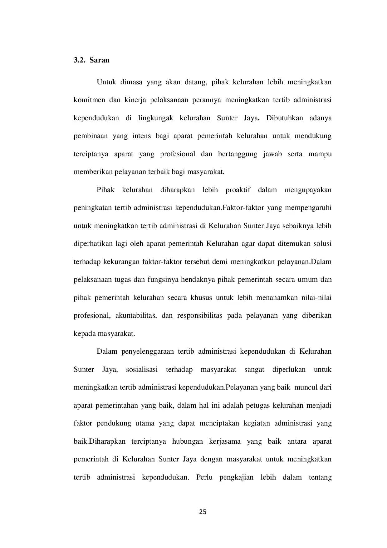 JURIS Peran Aparat Pemerintah Dalam Meningkatkan Tertib Administrasi Kependudukan Di Kelurahan Sunter Jaya Kecamatan Tanjung Priok Jakarta Utara