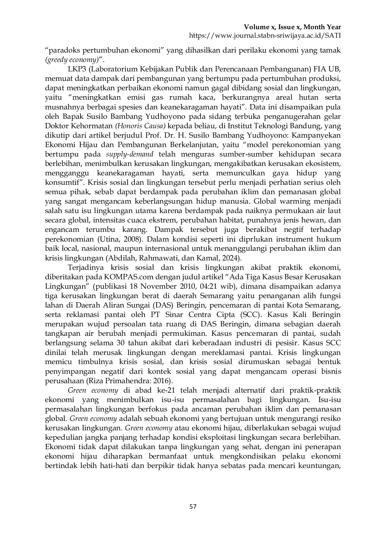 JURIS Green Economy dalam Pandangan Agama Buddha