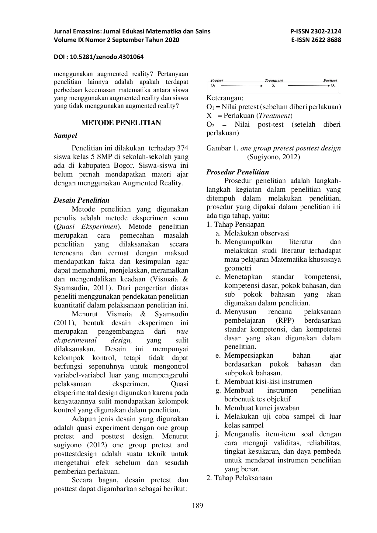 JURIS Augmented Reality pada Smartphone untuk Meningkatkan Motivasi Belajar dan Mengurangi Kecemasan Matematika