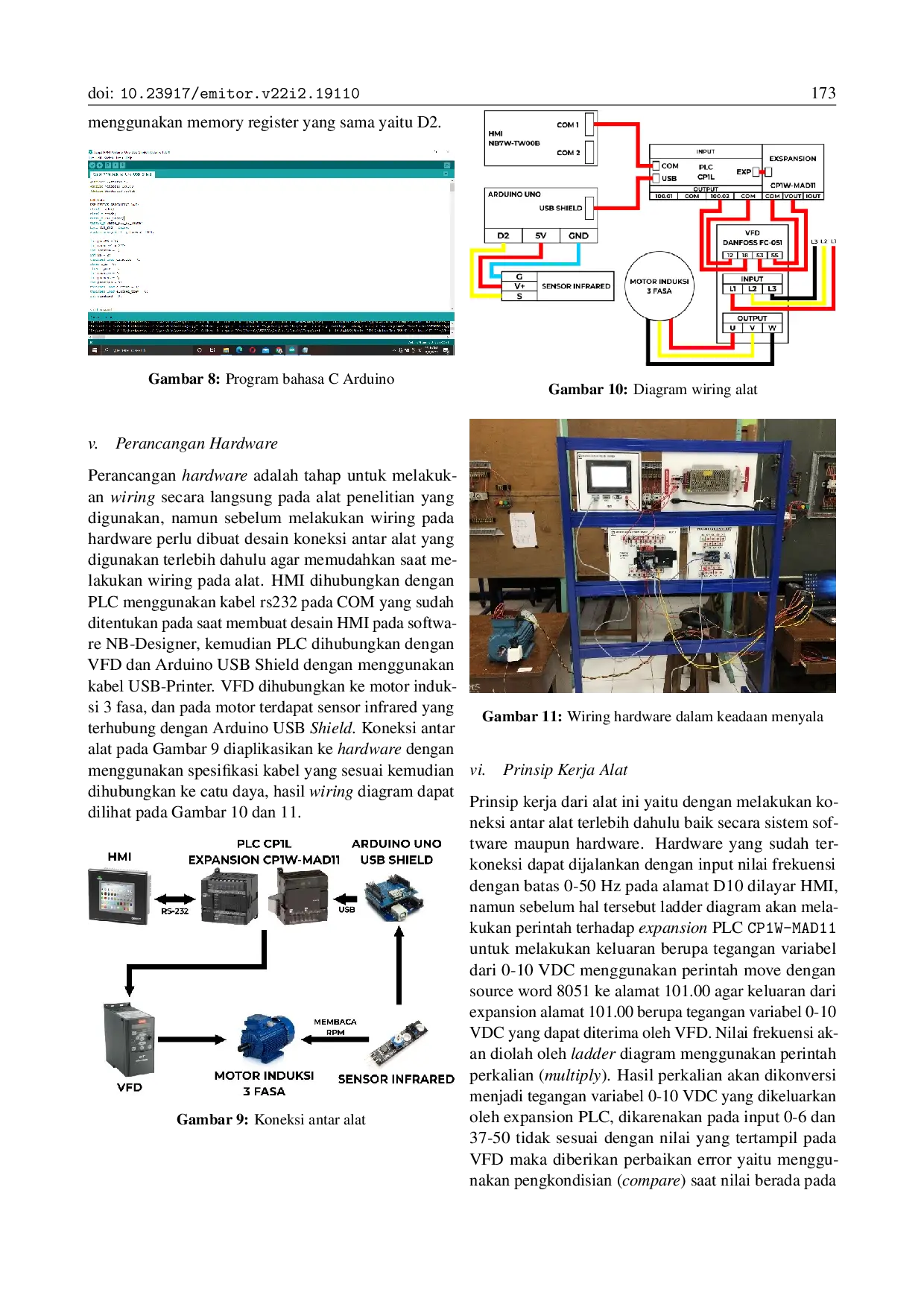 JURIS Pengendali dan Monitoring Kecepatan Putar Motor Induksi 3 Fasa Berbasis Programmable Logic Controller dan Expansion dengan Human Machine Interface