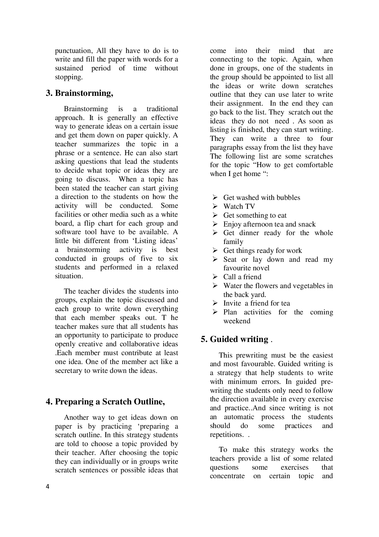 JURIS Pre Writing Strategies for Beginners EFL Studensts