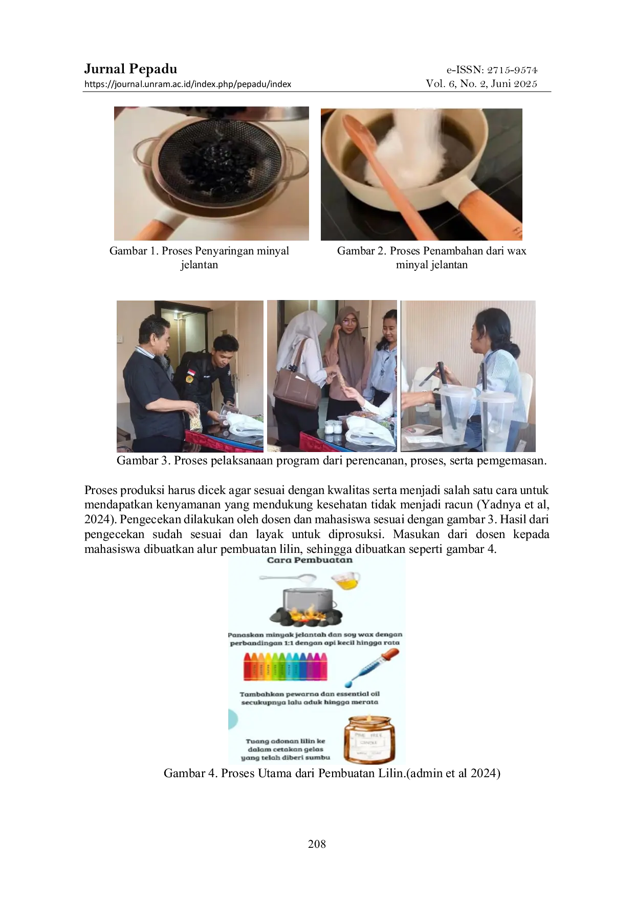 JURIS PROGRAM RESIDU MINYAK JELANTAH SEBAGAI AROMA TERAPI Program Residu Minyak Jelantah Sebagai Aroma Terapi