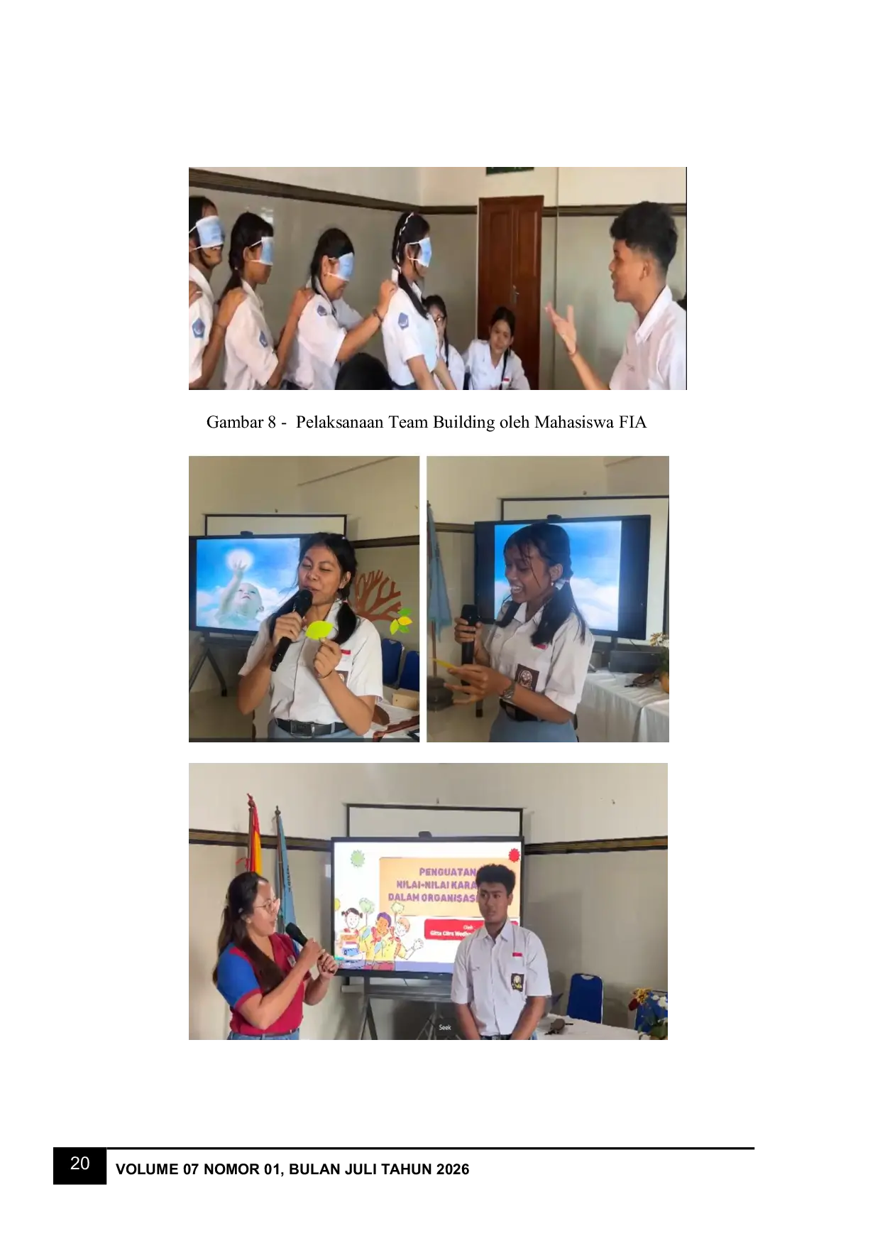 JURIS Penguatan Kompetensi Kepemimpinan Kemampuan Berorganisasi dan Internalisi Nilai Nilai Karakter Siswa SMA Karya Wisata Singaraja Melalui Pelatihan Dasar Kepemimpinan Siswa LDKS di SMA Karya Wisata