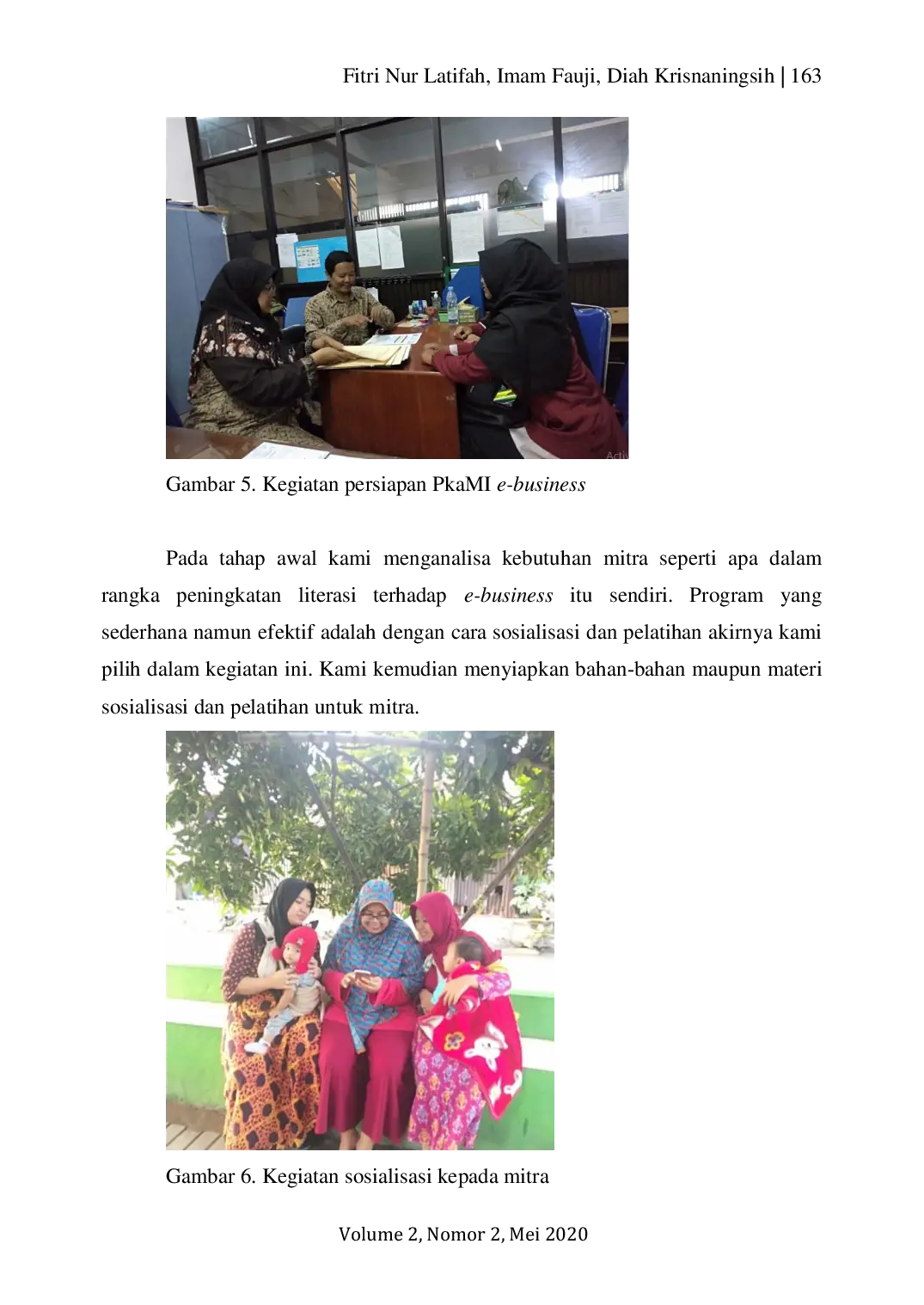 JURIS Pendampingan Masyarakat Desa Kenongo dalam Peningkatan E Business di Kabupaten Sidoarjo