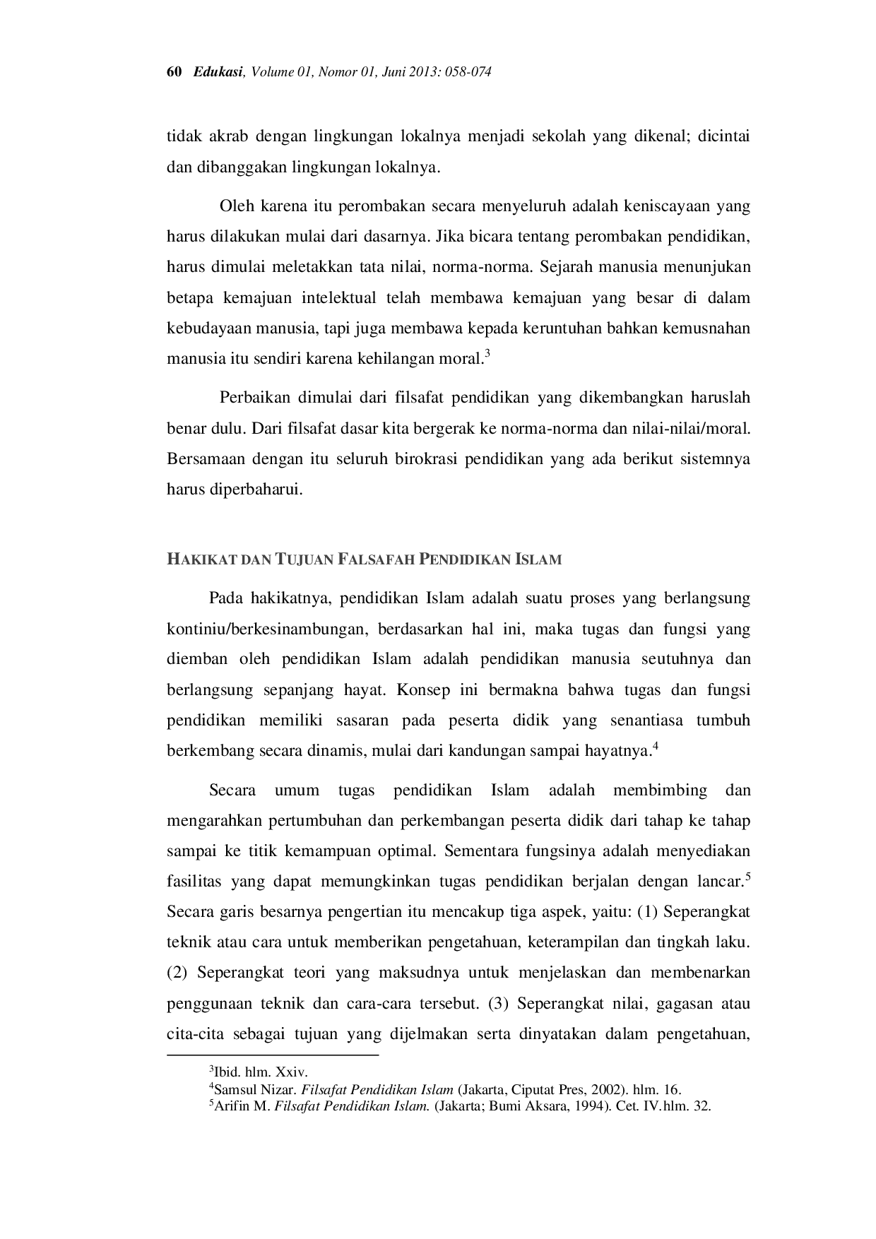 juris Pendidikan Islam dan Transformasi Kesadaran