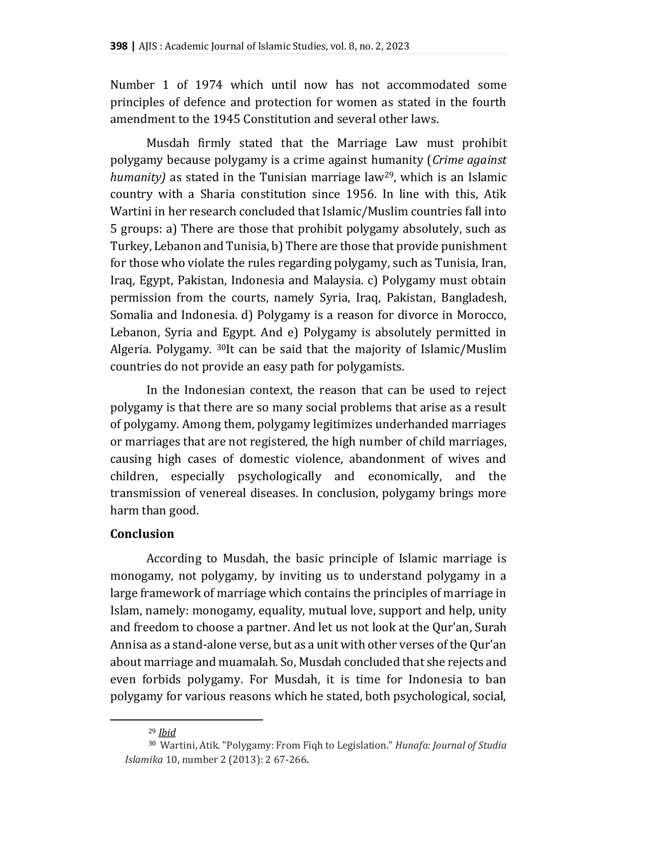 JURIS Polygamy in Musdah Mulia s View and Its Relevance to Marriage Law in Indonesia