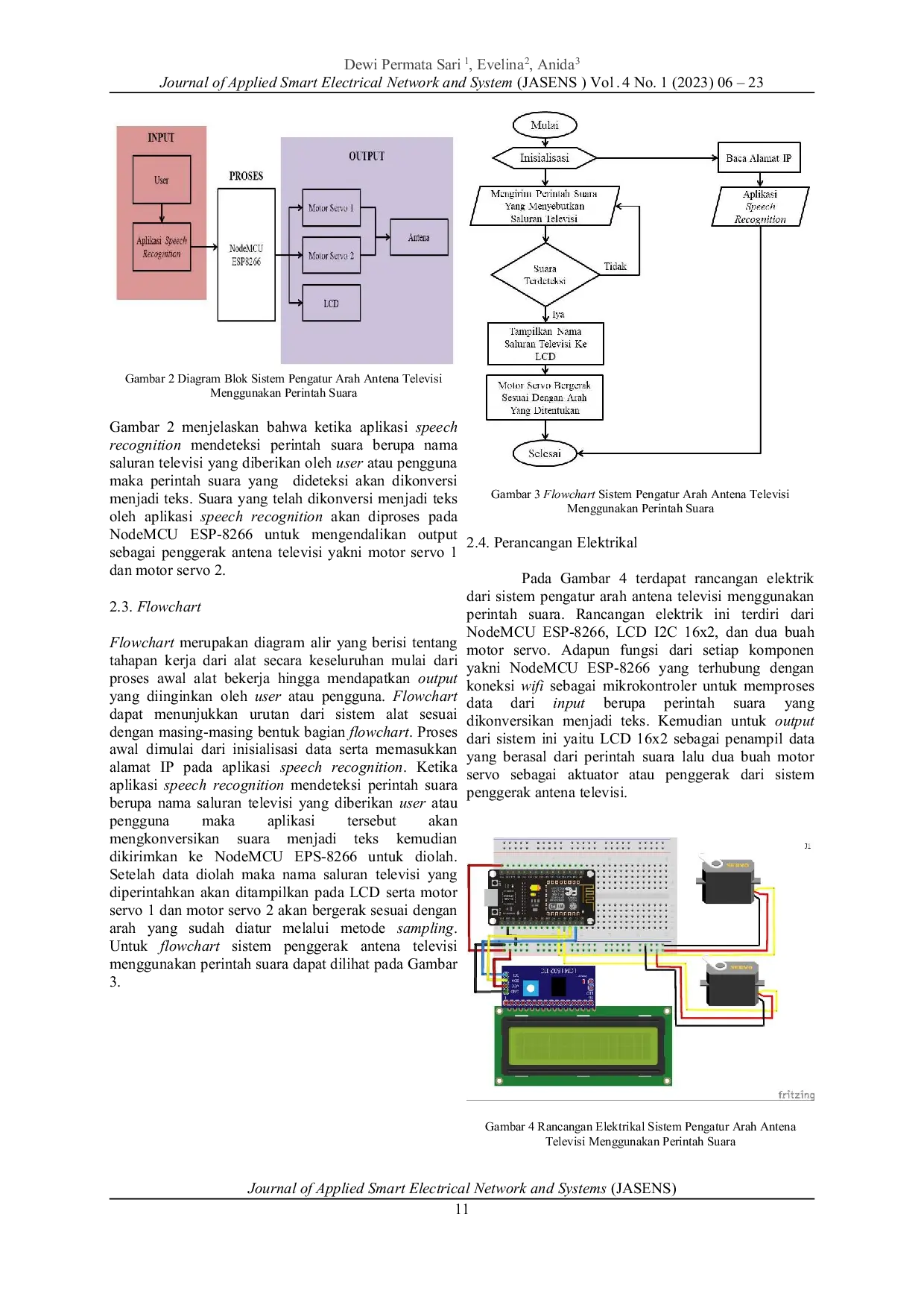 JURIS Implementasi Kendali Sistem Pengatur Arah Antena Televisi Menggunakan Perintah Suara