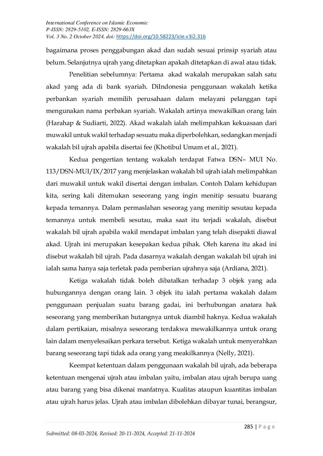 JURIS Implementasi Akad Wakalah Bil Ujrah