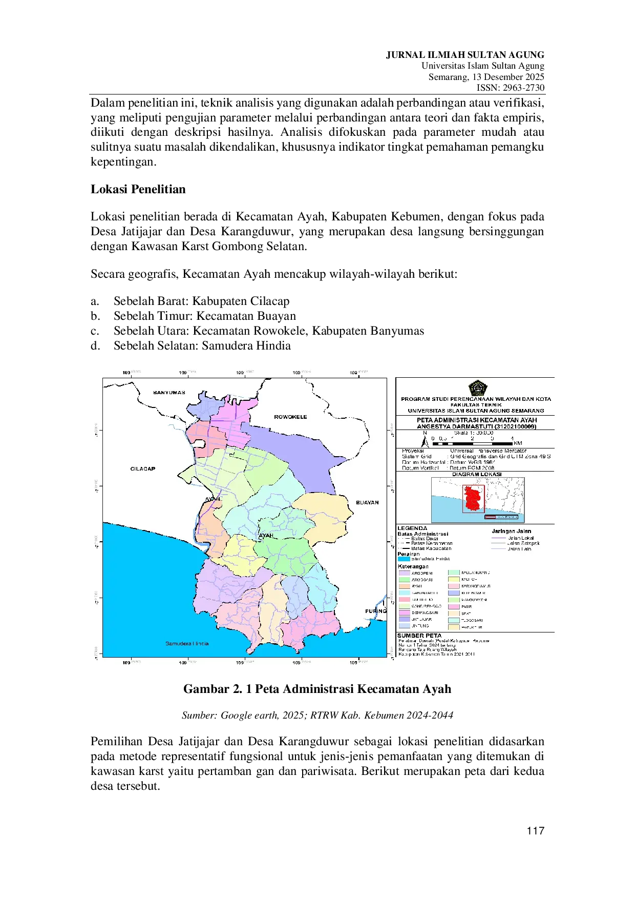 JURIS Tingkat Pemahaman Pemangku Kepentingan dalam Implementasi Kebijakan Pemanfaatan Ruang Kawasan Karst Gombong Selatan di Kecamatan Ayah Kabupaten Kebumen