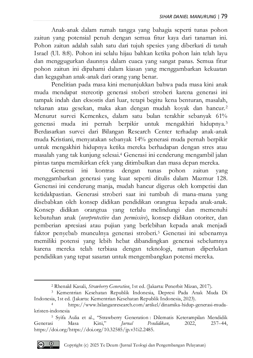 JURIS Konsep Didikan Menurut Mazmur 128