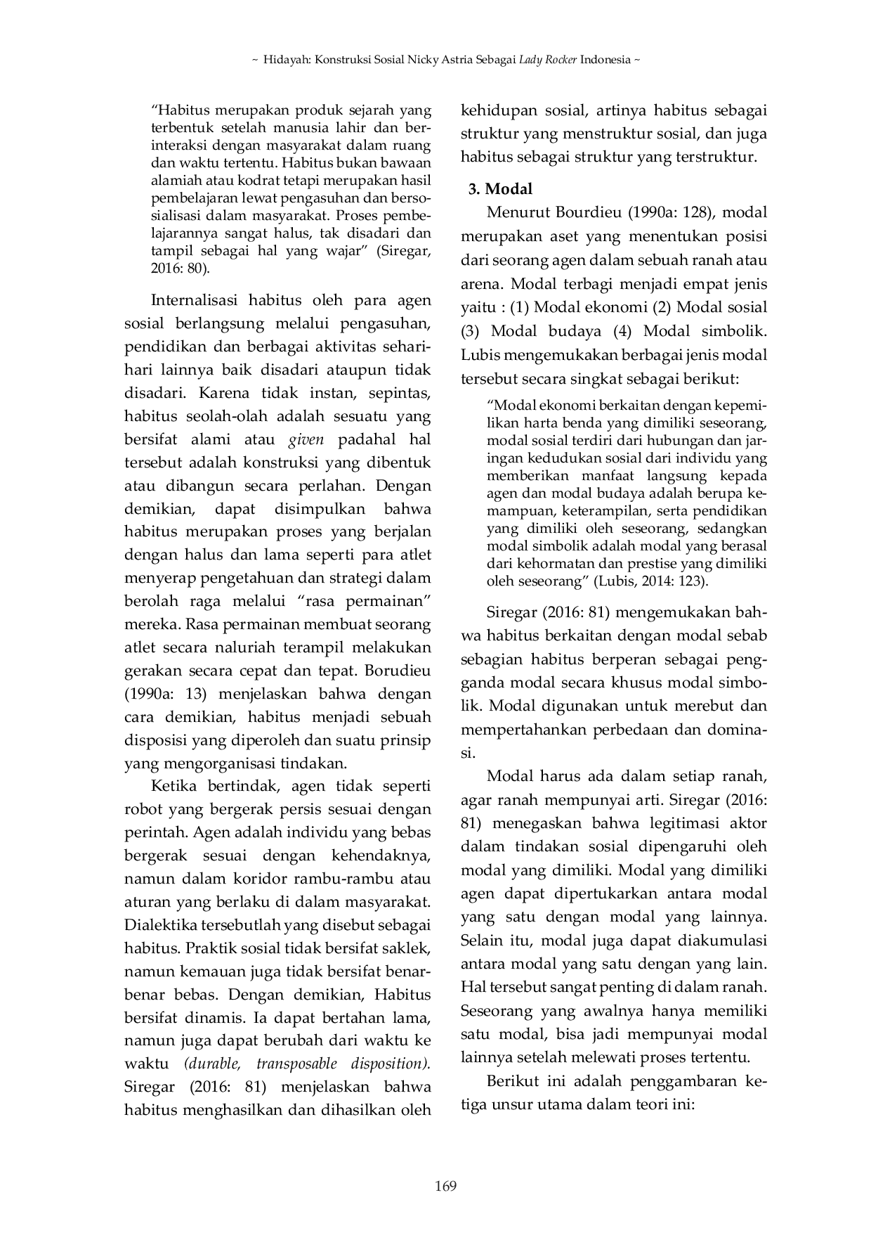 JURIS Konstruksi Sosial Nicky Astria Sebagai Lady Rocker Indonesia